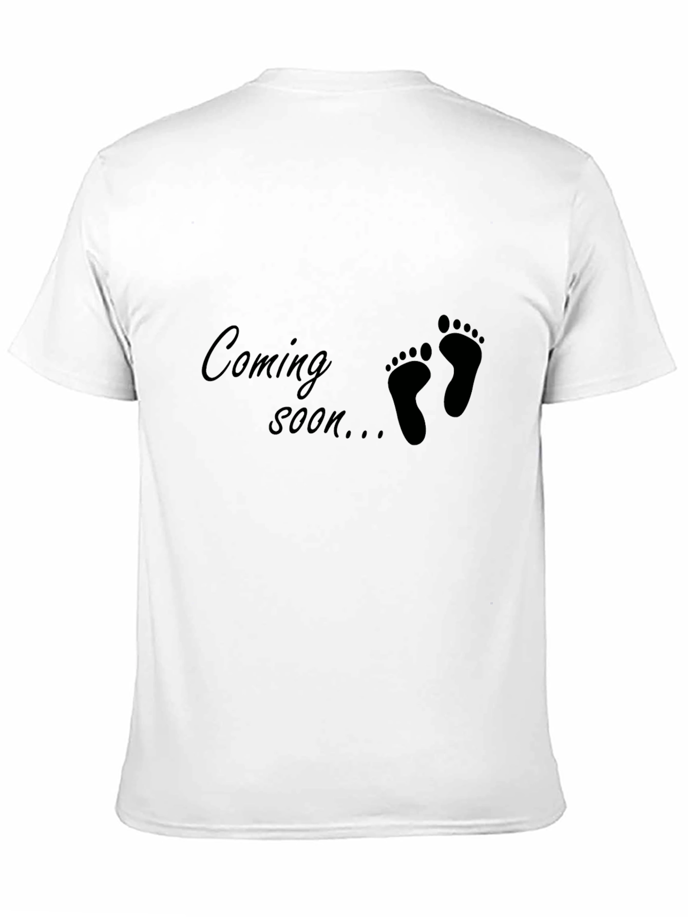 Coming Soon Baby Feet Graphic Tee - Unisex