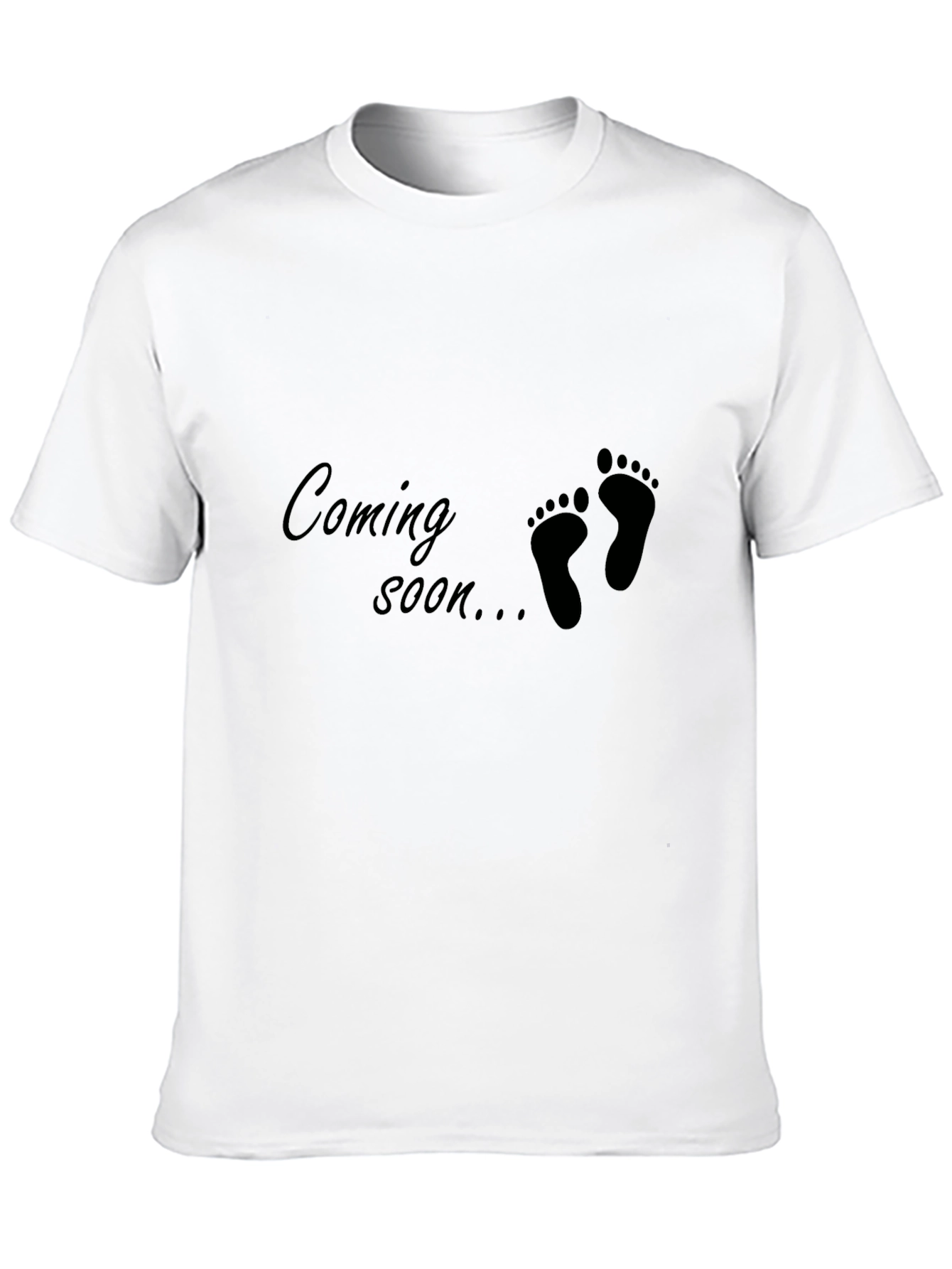 Coming Soon Baby Feet Graphic Tee - Unisex