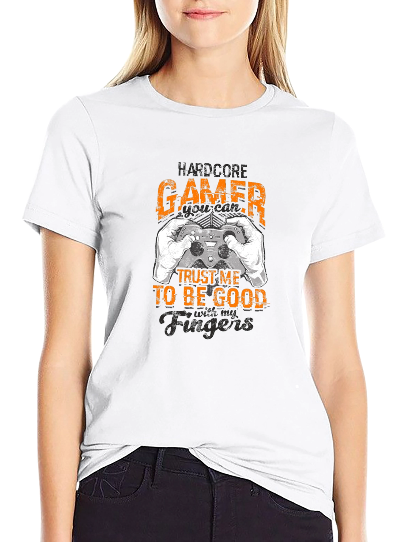 Hardcore Gamer T-Shirt Funny Gaming Tee