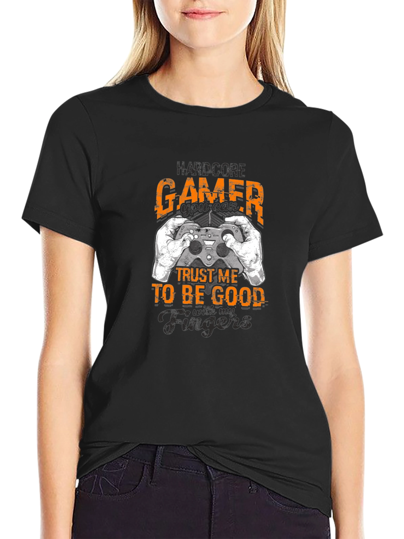Hardcore Gamer T-Shirt Funny Gaming Tee