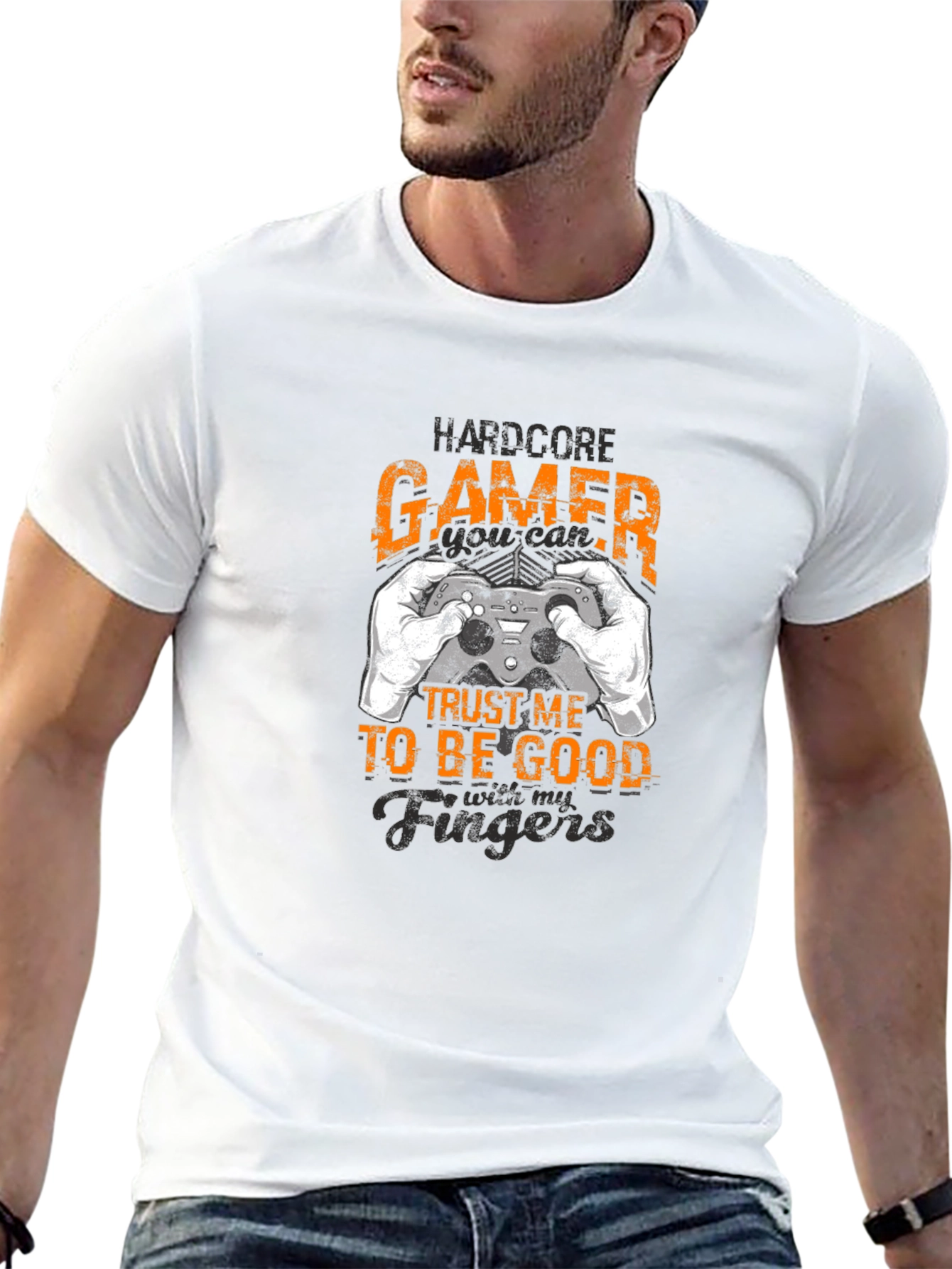 Hardcore Gamer T-Shirt Funny Gaming Tee