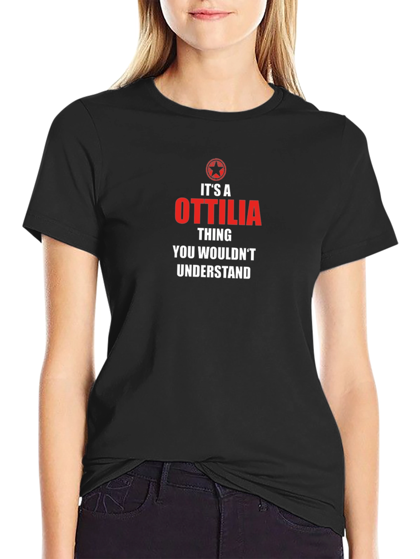 Its a Ottilia Thing T-Shirt - Black