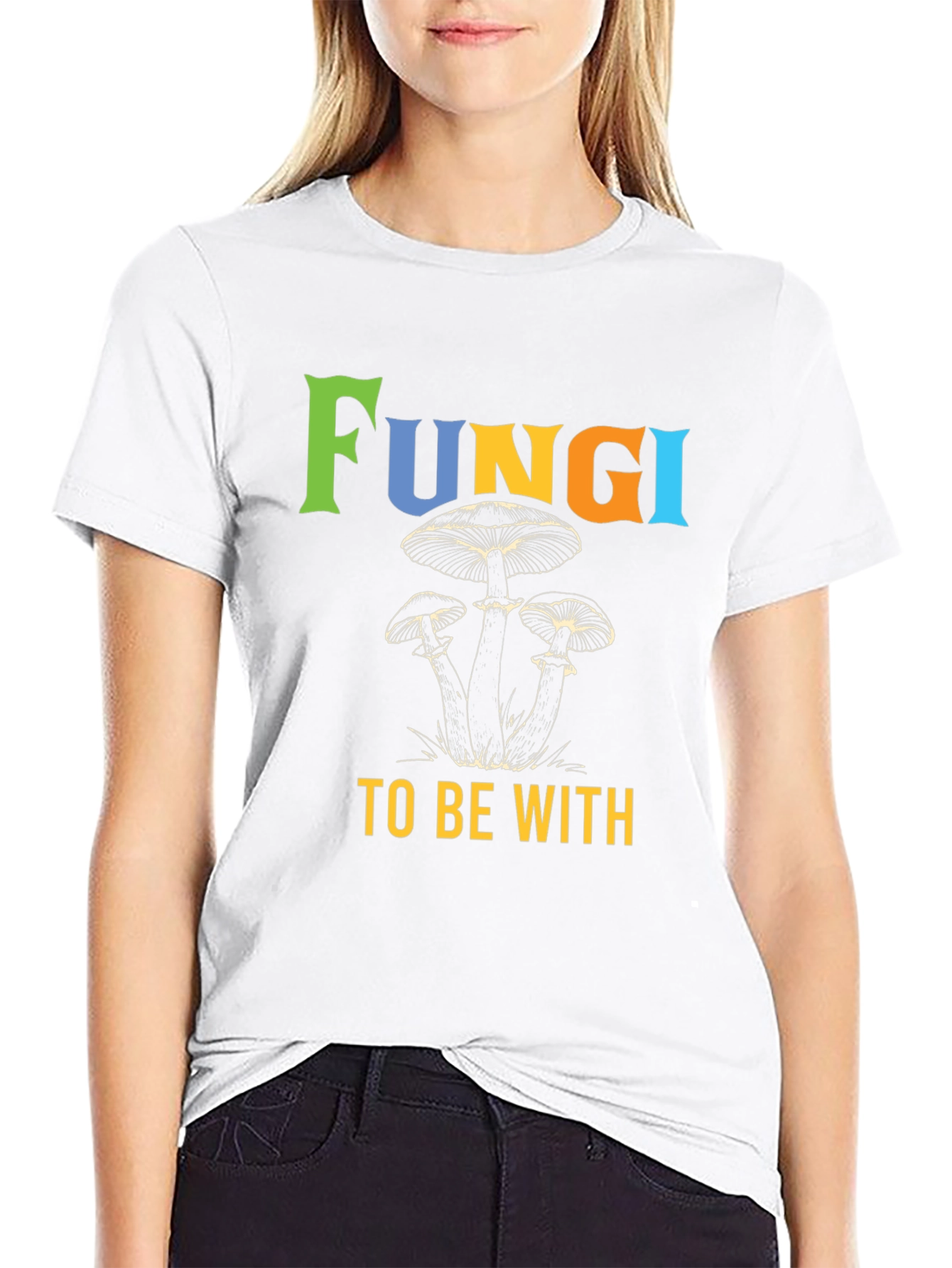 Fun-gi To Be With Mushroom Graphic Tee