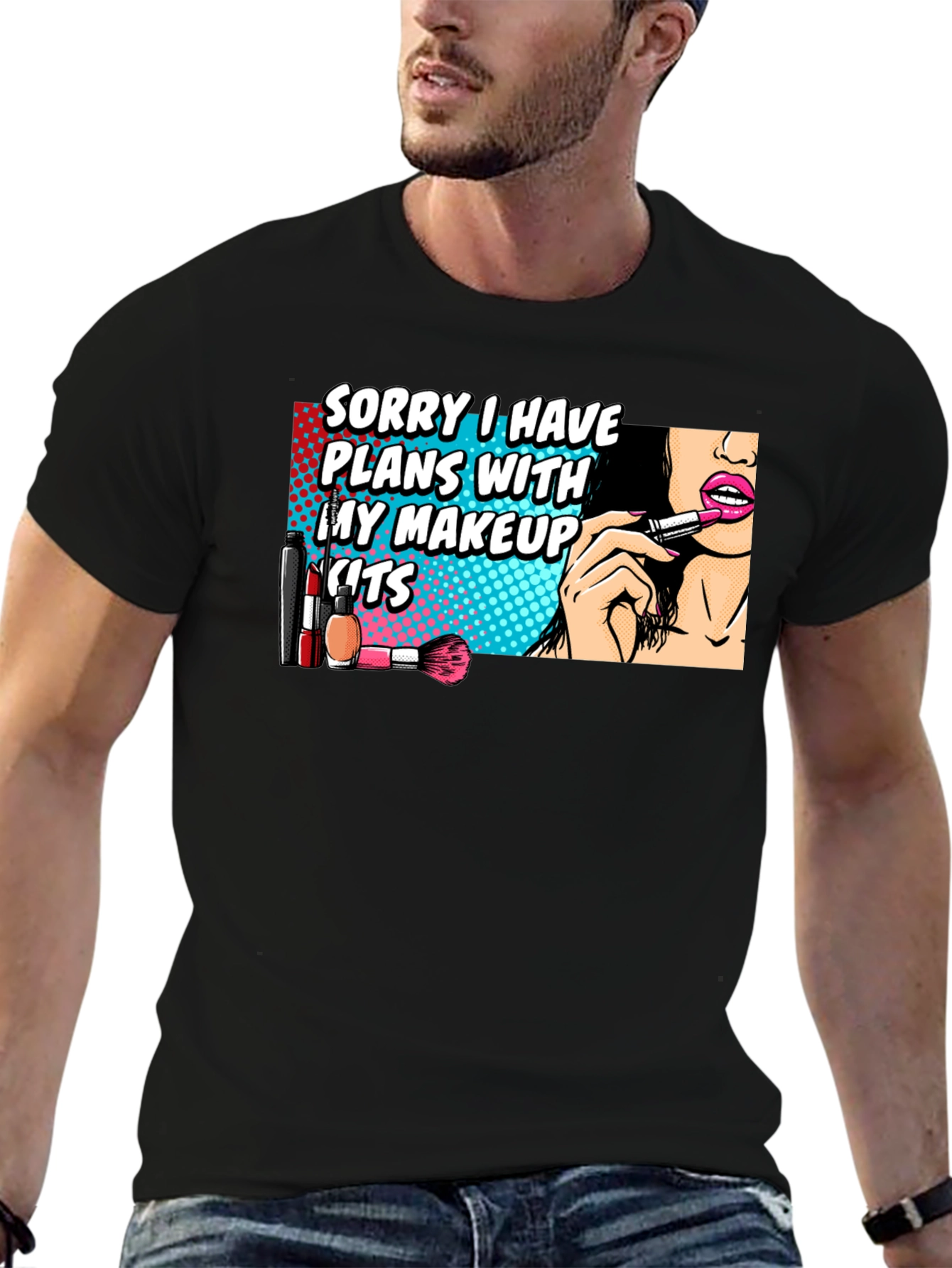 Makeup Plans T-Shirt - Fun Graphic Tee