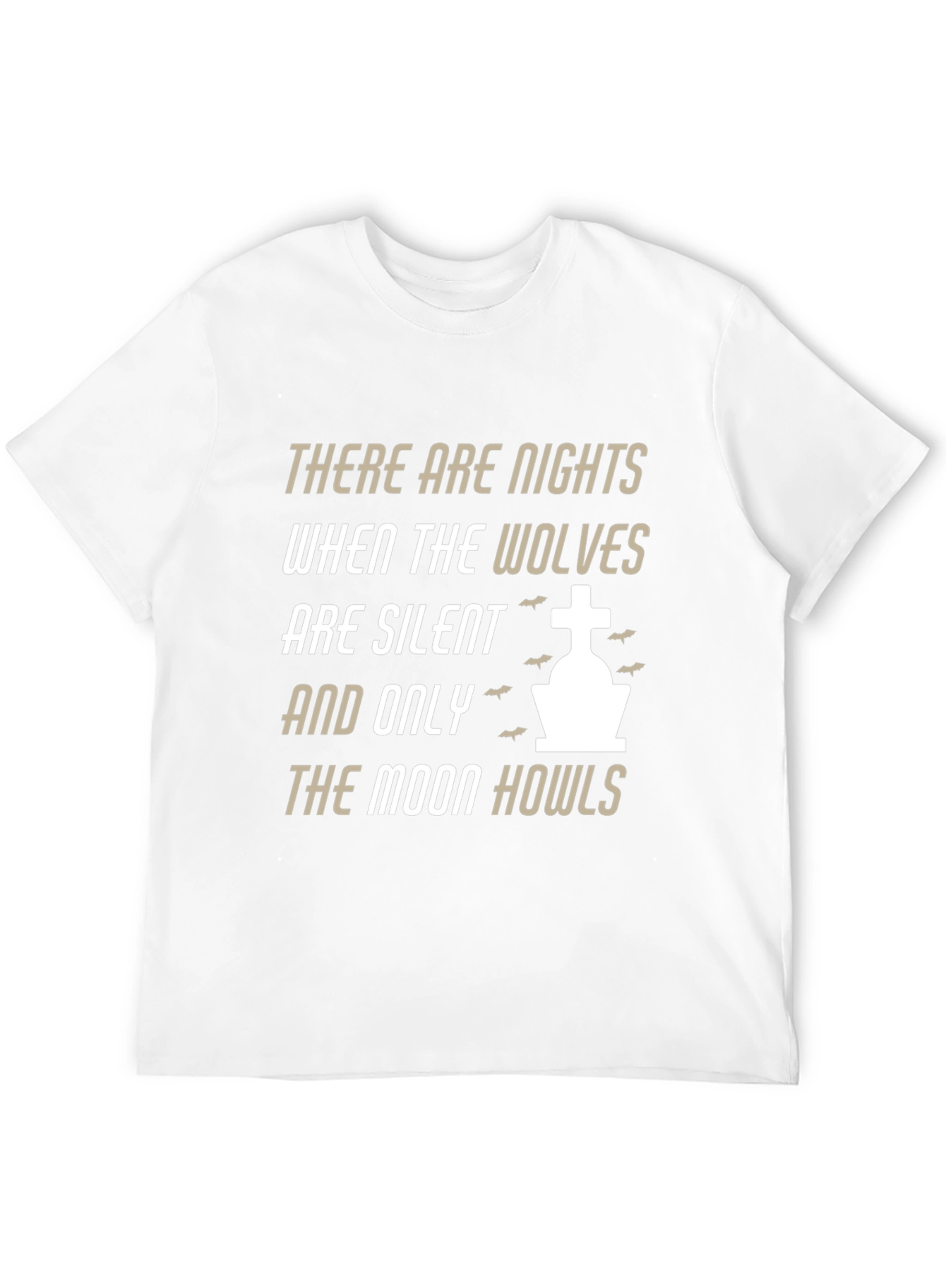 Wolf Moon Howls T-Shirt - Gothic Night Tee