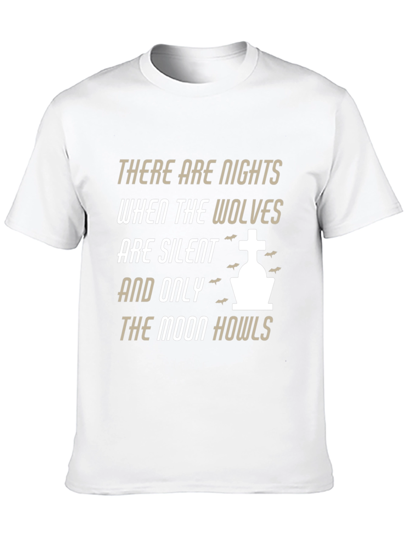Wolf Moon Howls T-Shirt - Gothic Night Tee