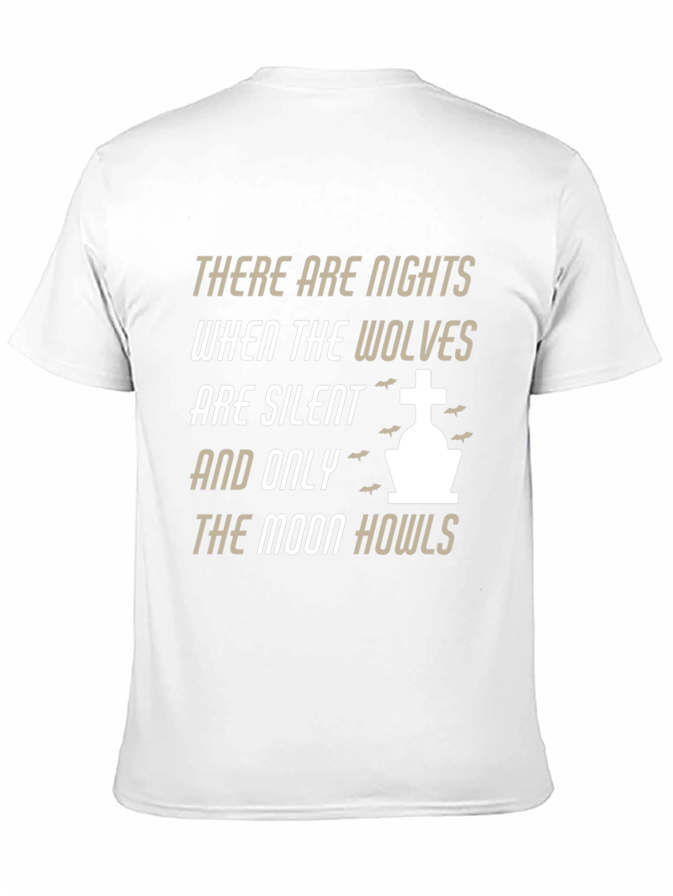Wolf Moon Howls T-Shirt - Gothic Night Tee