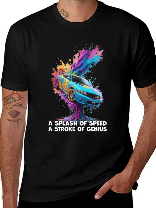 Splash Speed Genius T-Shirt - Car Enthusiast Tee