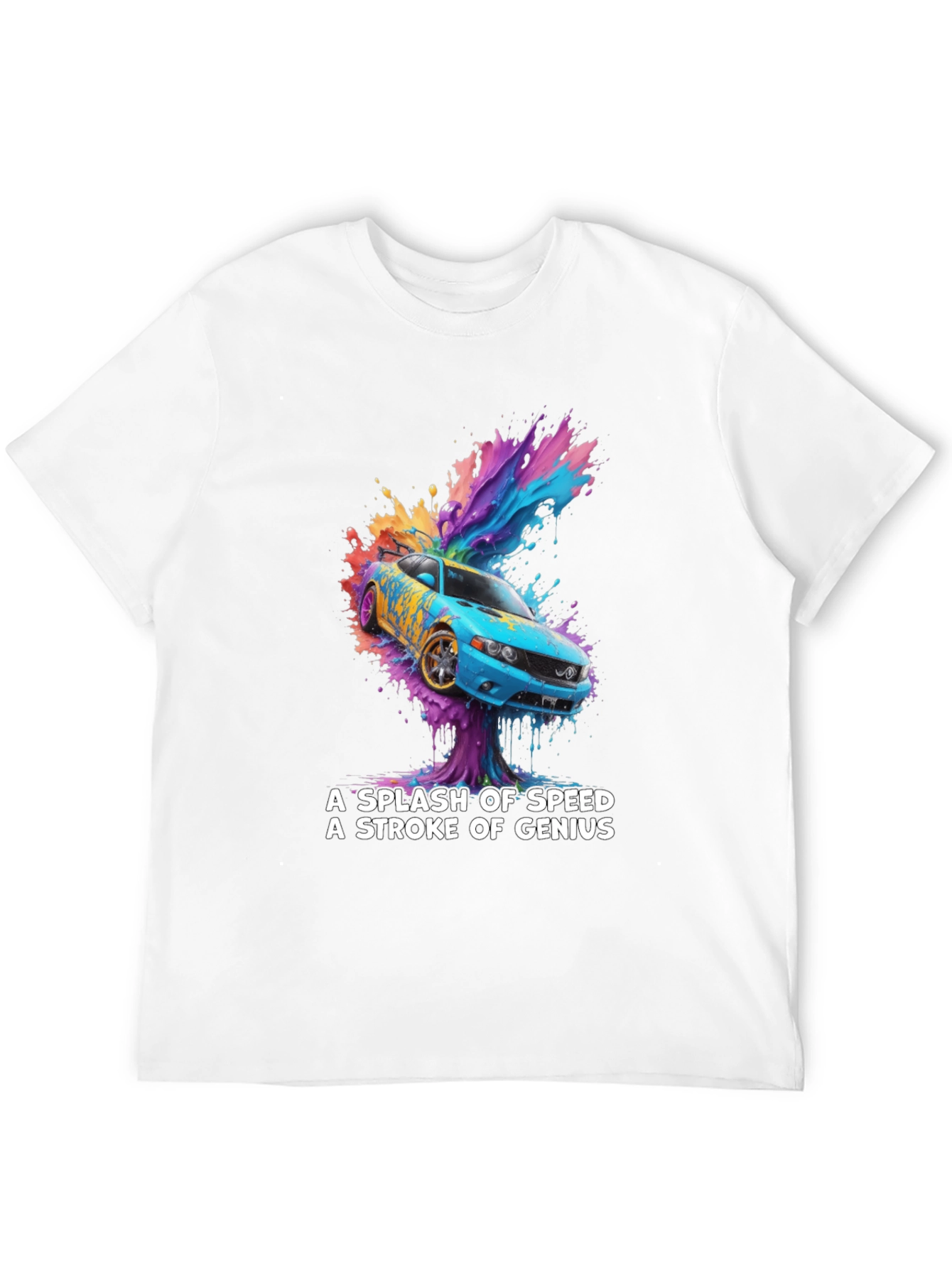 Splash Speed Genius T-Shirt - Car Enthusiast Tee