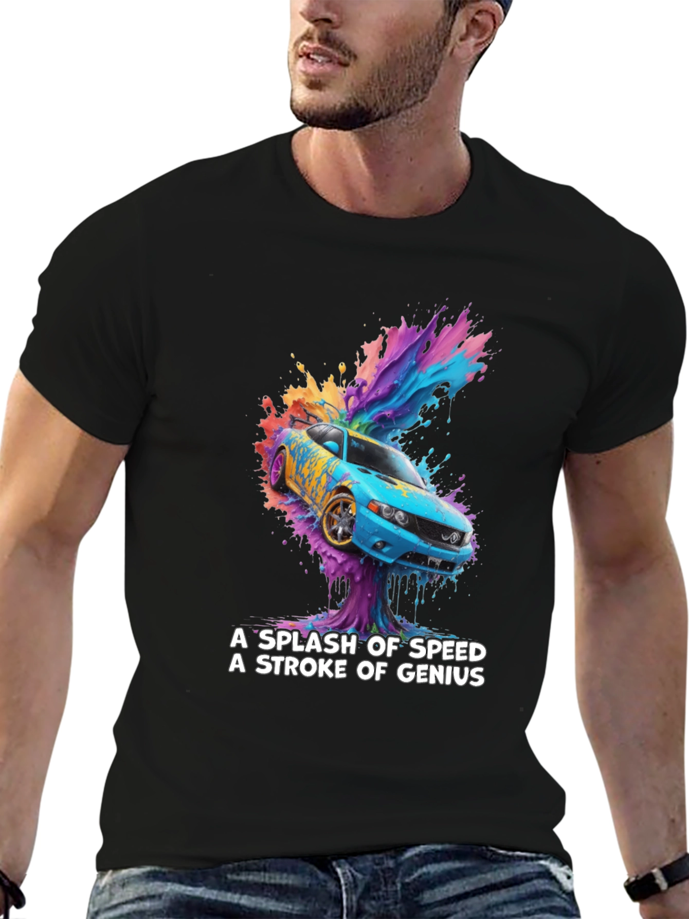 Splash Speed Genius T-Shirt - Car Enthusiast Tee