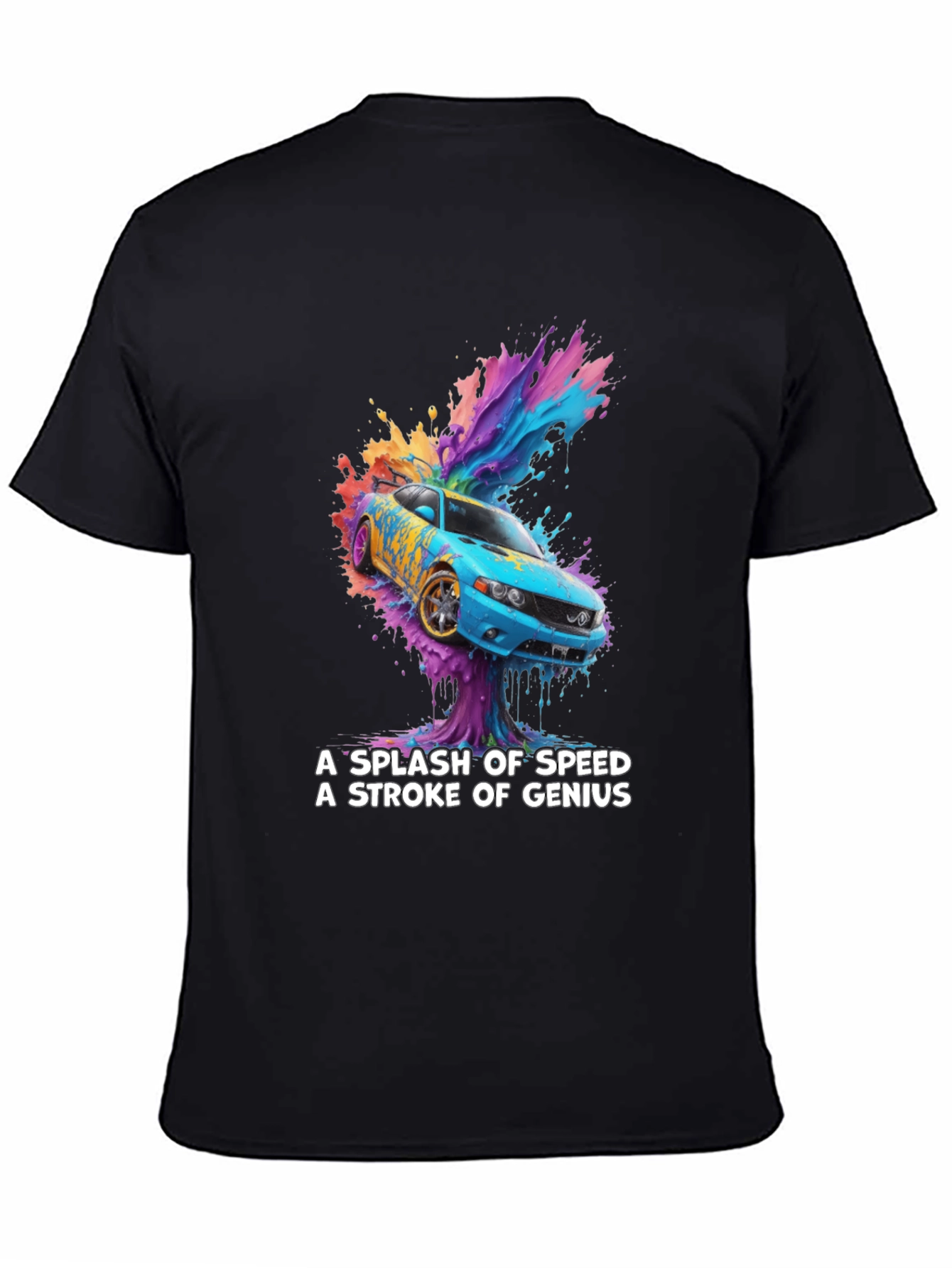 Splash Speed Genius T-Shirt - Car Enthusiast Tee