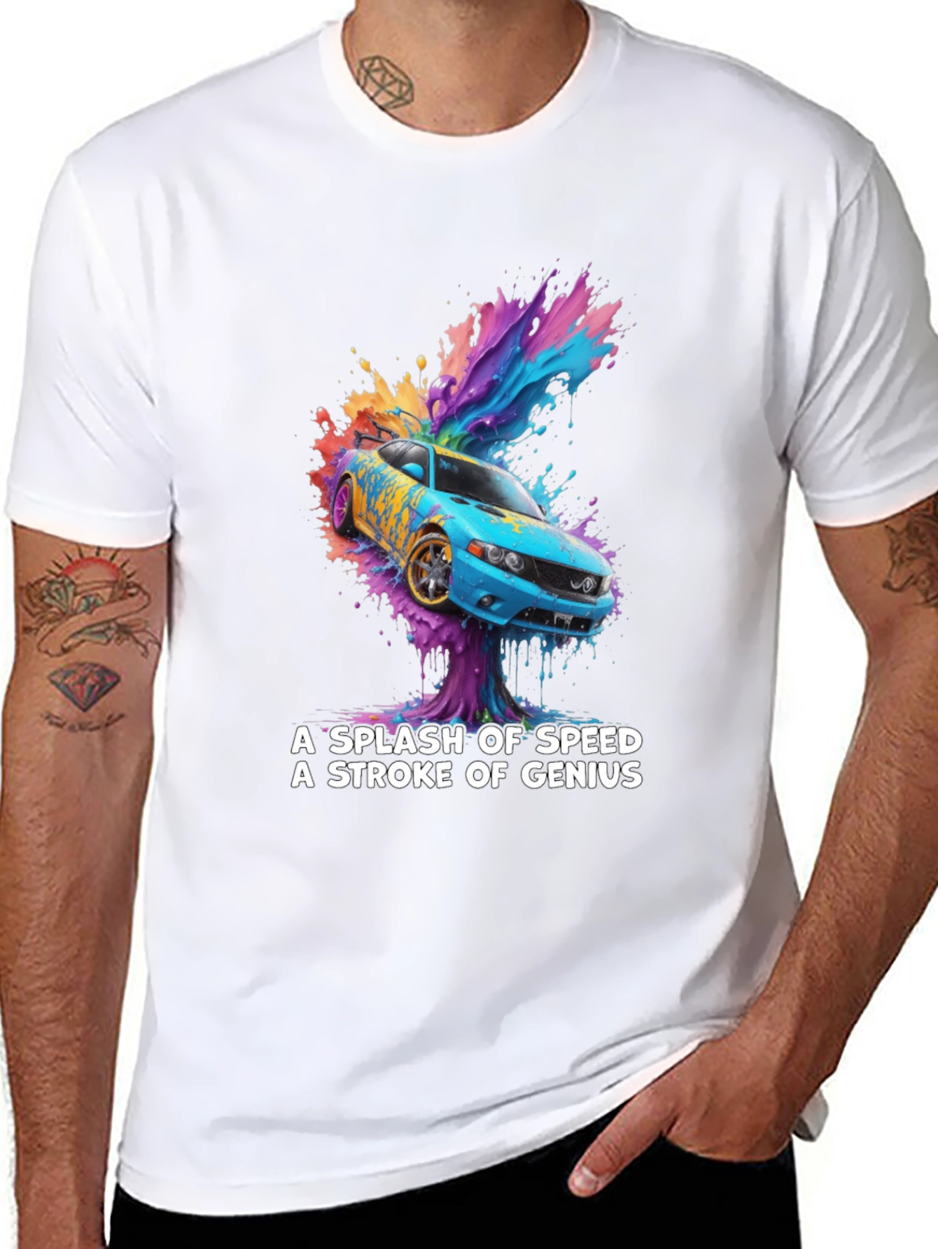 Splash Speed Genius T-Shirt - Car Enthusiast Tee