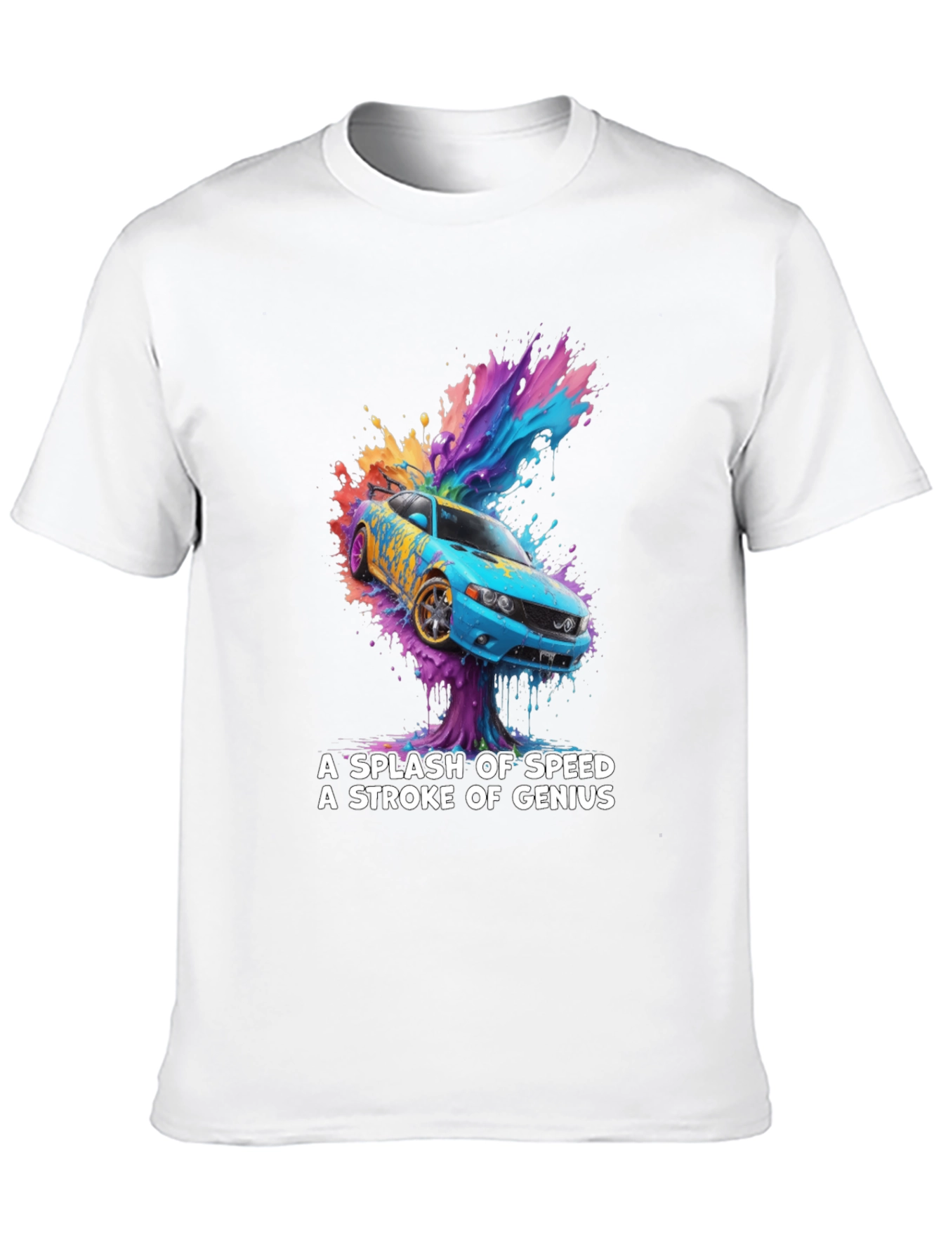 Splash Speed Genius T-Shirt - Car Enthusiast Tee