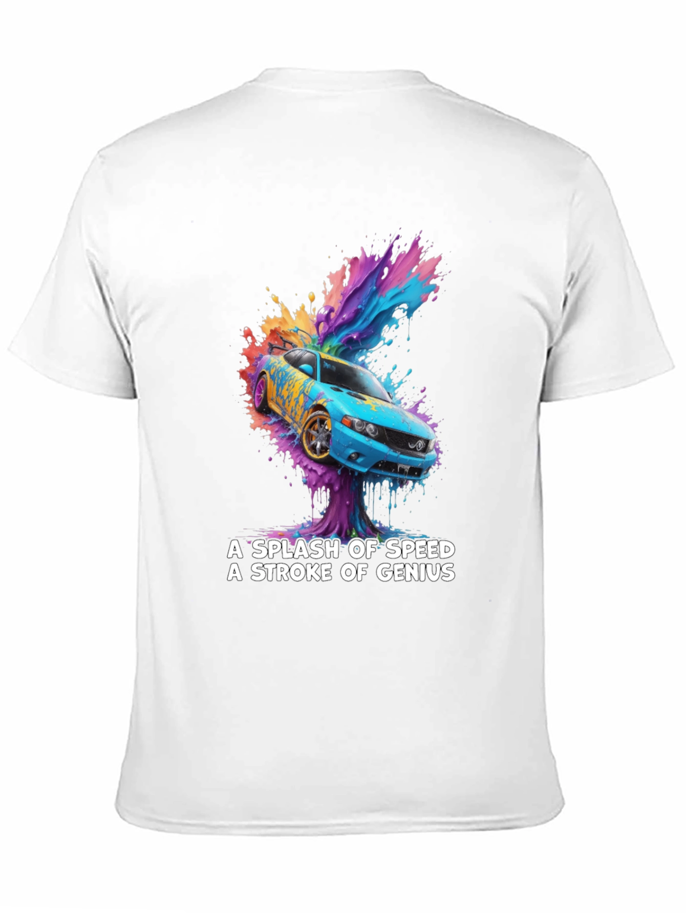Splash Speed Genius T-Shirt - Car Enthusiast Tee