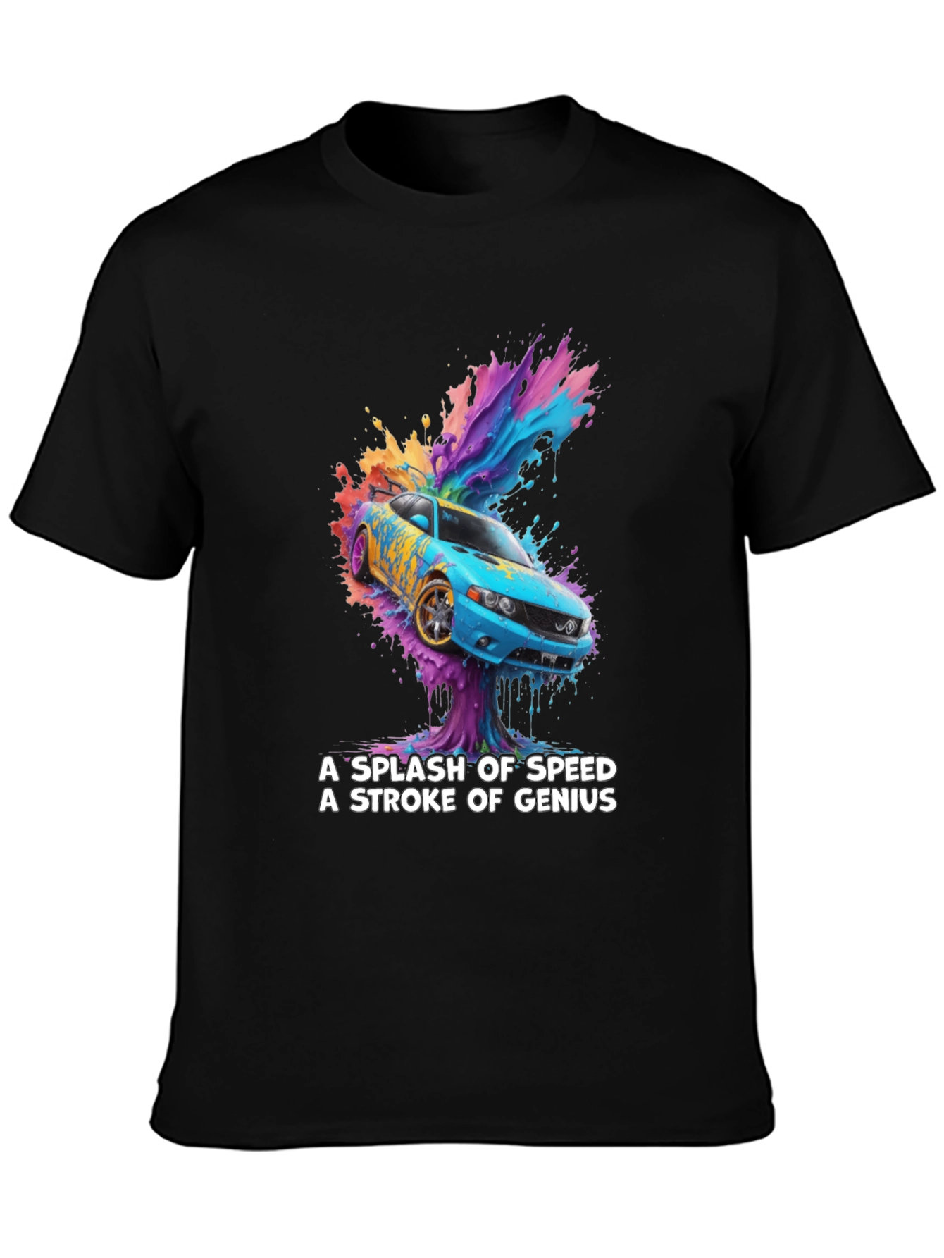 Splash Speed Genius T-Shirt - Car Enthusiast Tee