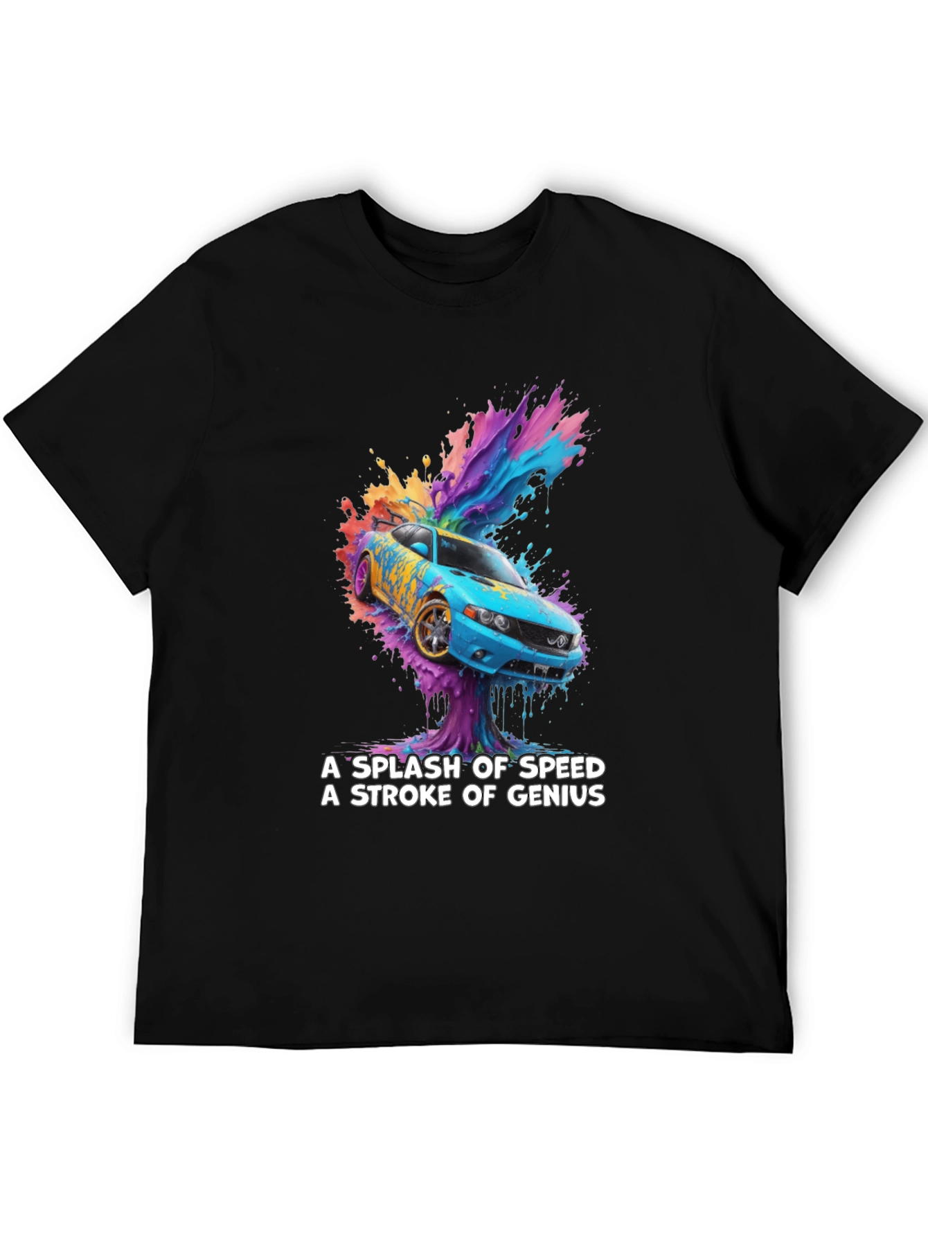Splash Speed Genius T-Shirt - Car Enthusiast Tee