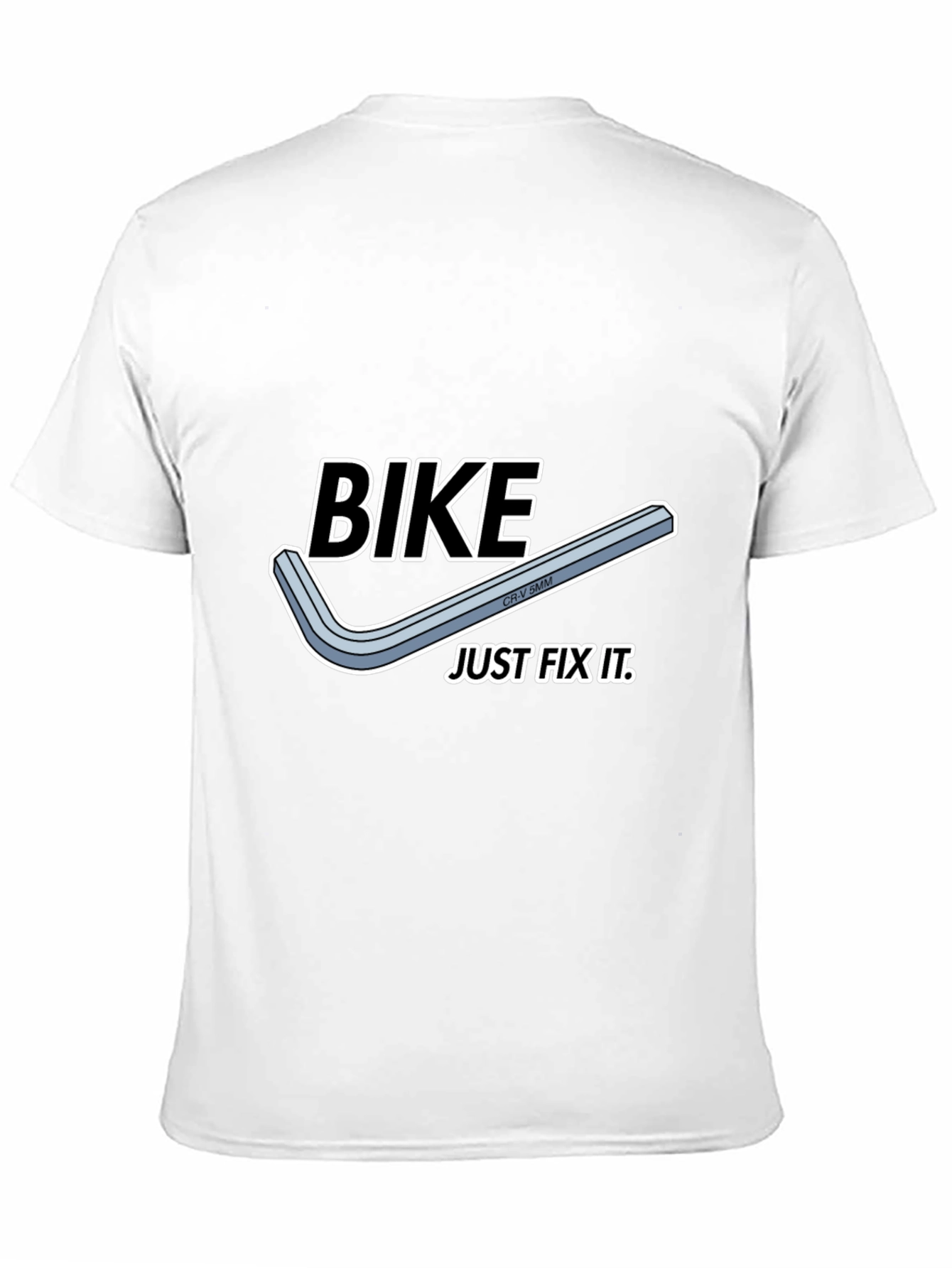 Bike Just Fix It T-Shirt - Black