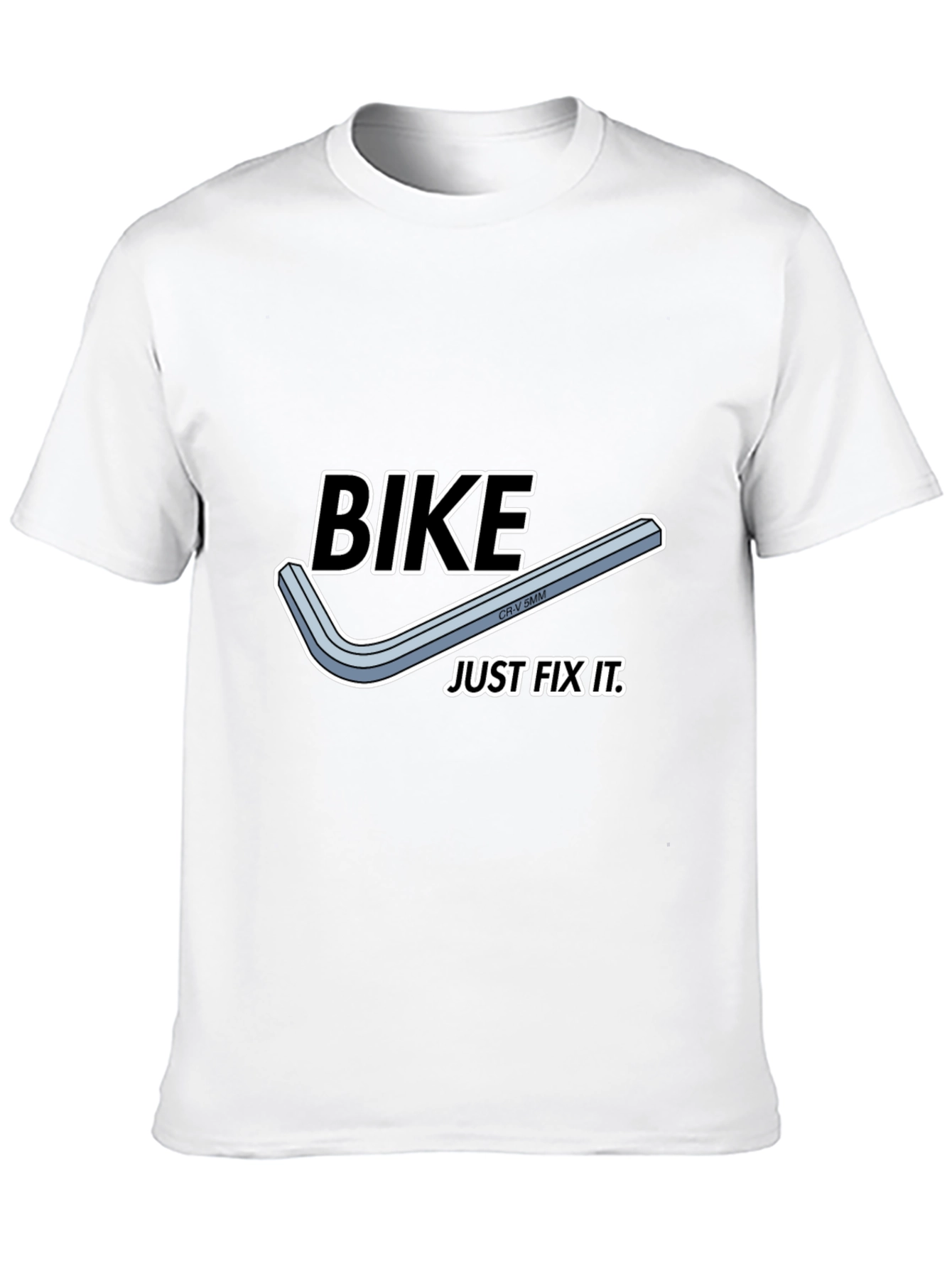 Bike Just Fix It T-Shirt - Black