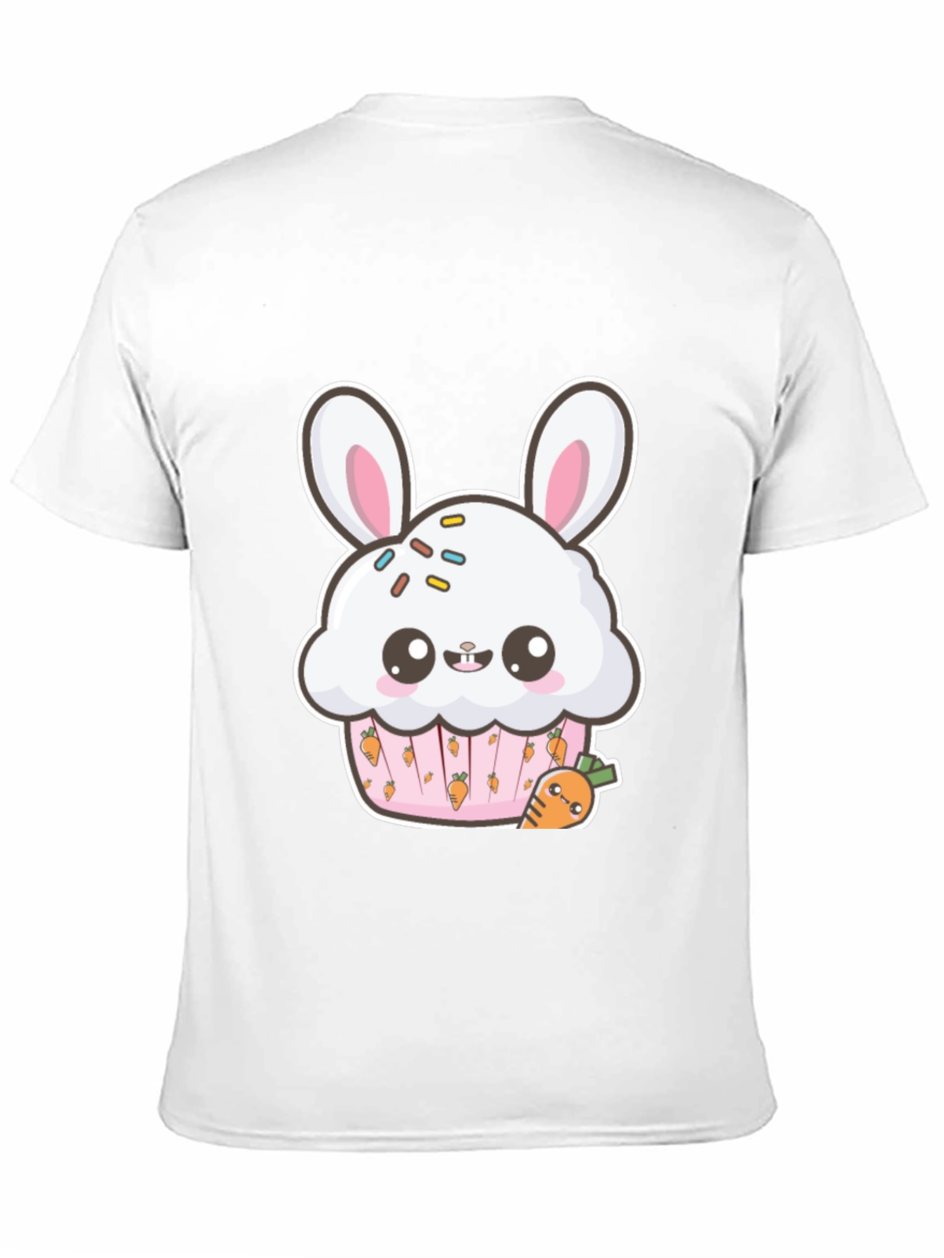 Bunny Cupcake Graphic Tee - Cute Easter Shirt