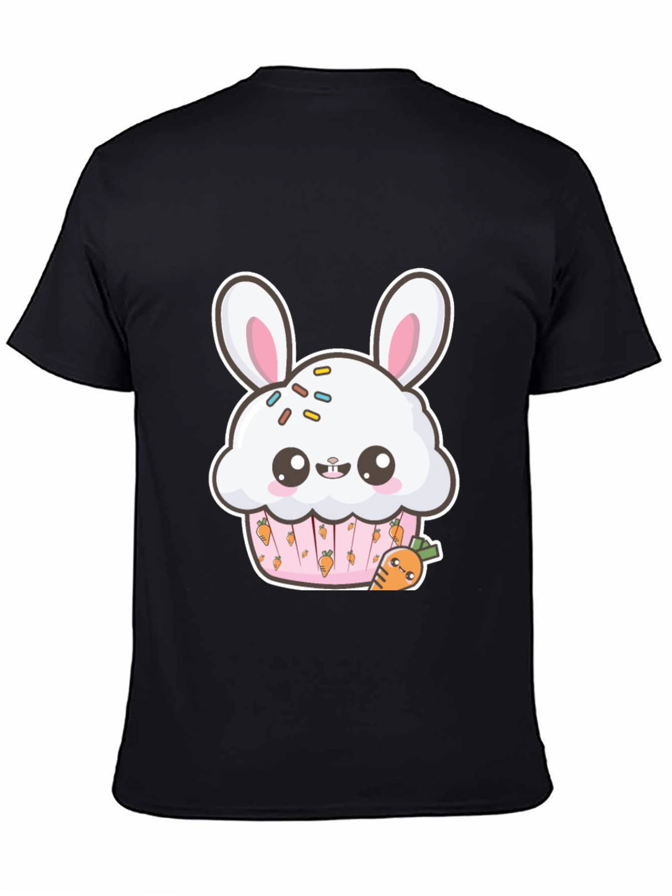 Bunny Cupcake Graphic Tee - Cute Easter Shirt