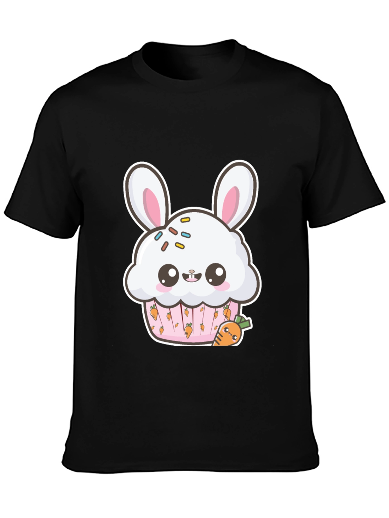 Bunny Cupcake Graphic Tee - Cute Easter Shirt