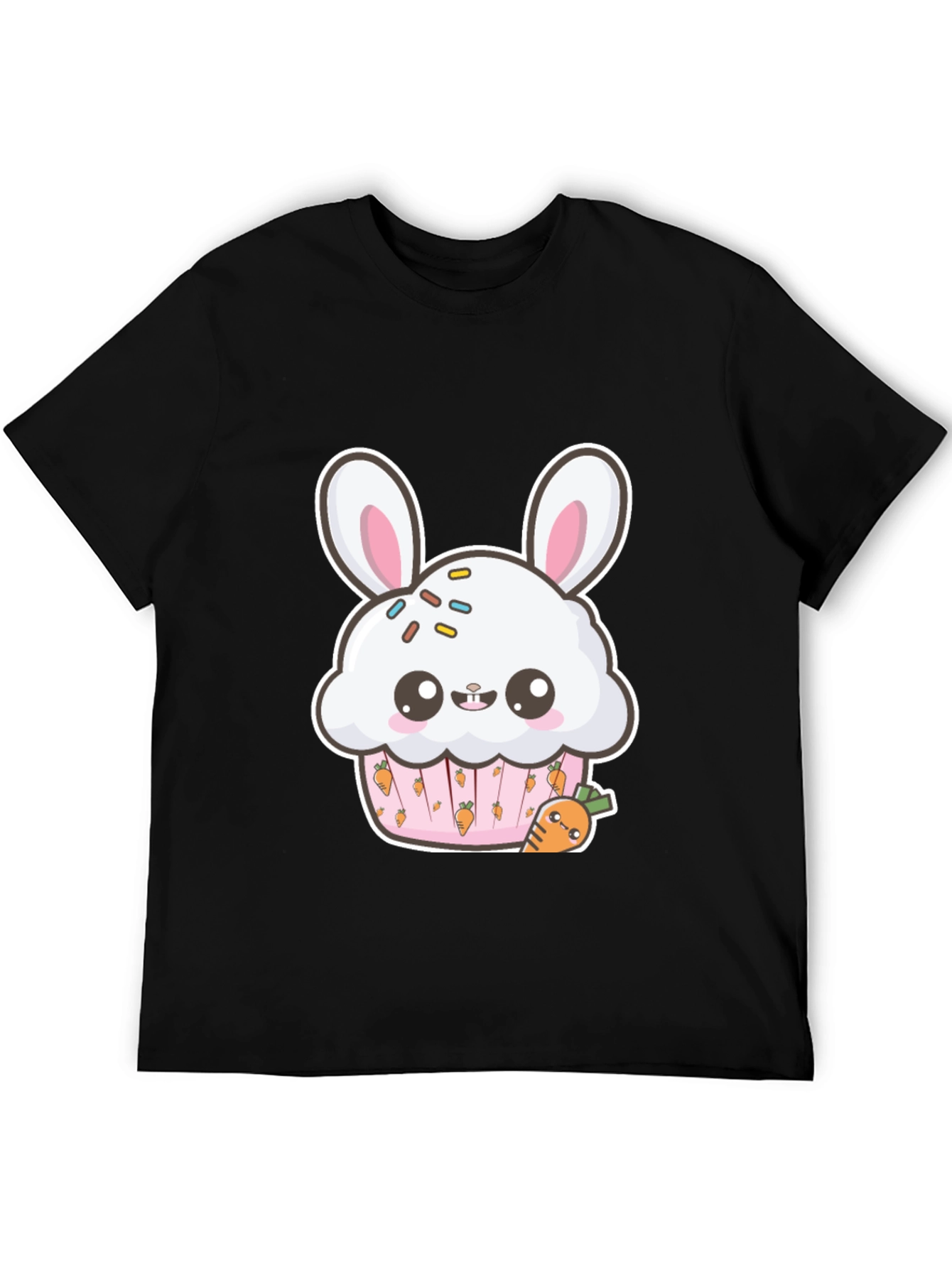 Bunny Cupcake Graphic Tee - Cute Easter Shirt