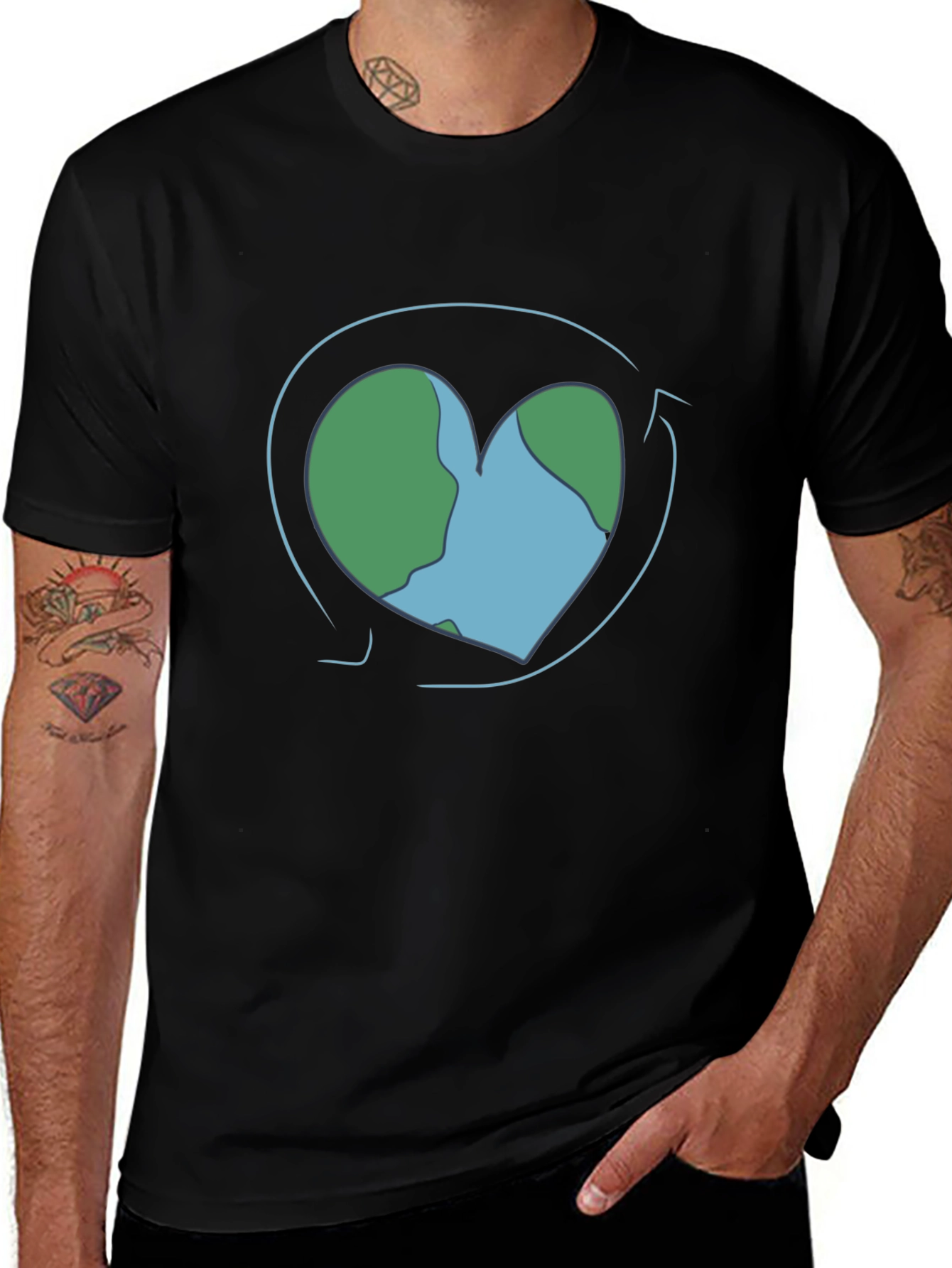 Earth Love Tee - Show Your Planet Pride!