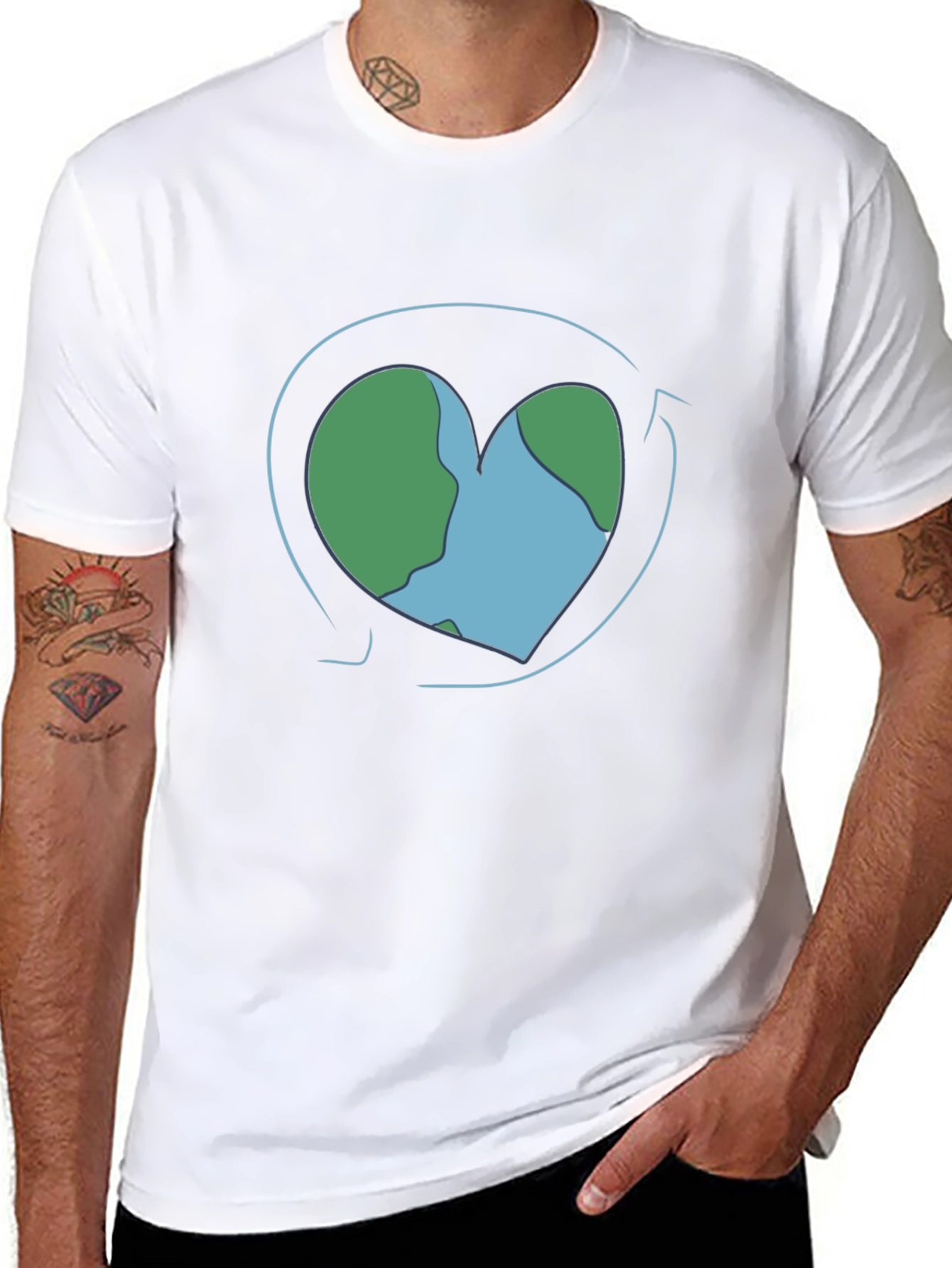 Earth Love Tee - Show Your Planet Pride!