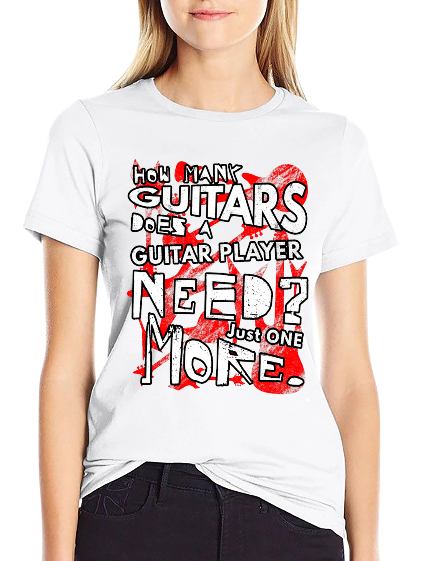 How Many Guitars Does a Guitar Player Need T-Shirt