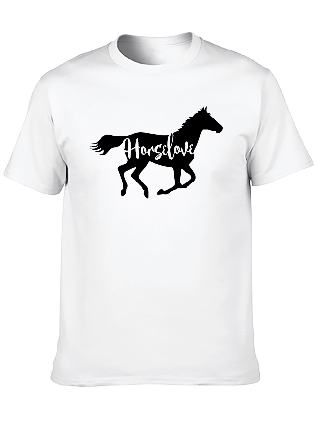 Horse Love Black T-Shirt