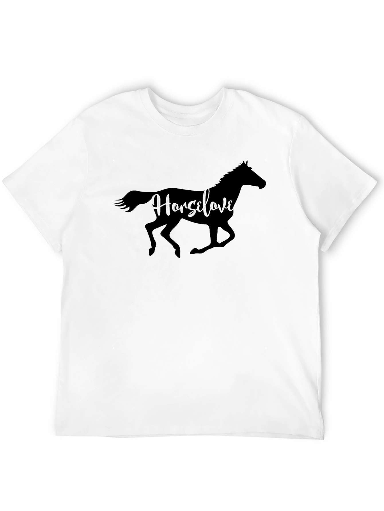 Horse Love Black T-Shirt