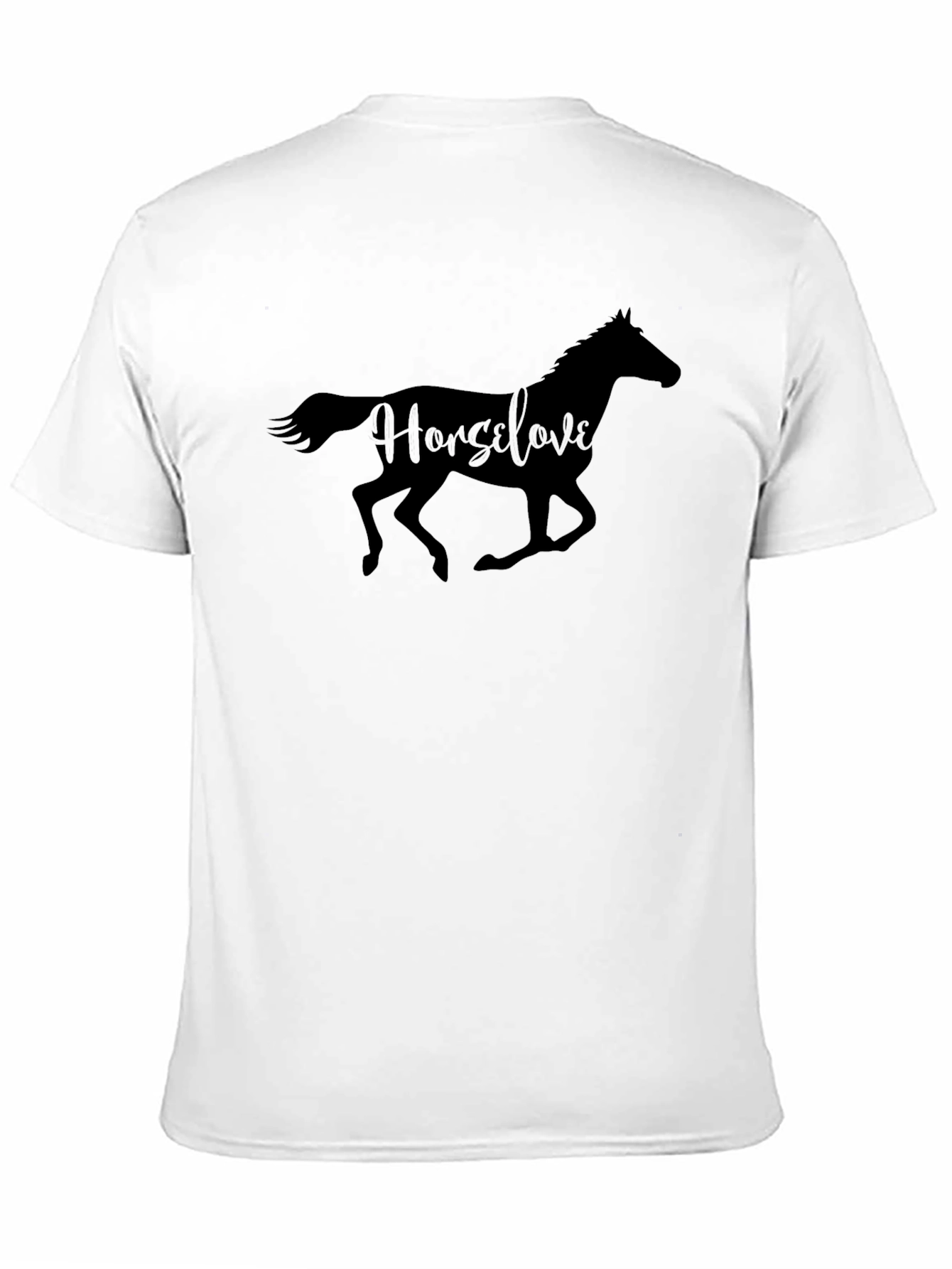 Horse Love Black T-Shirt