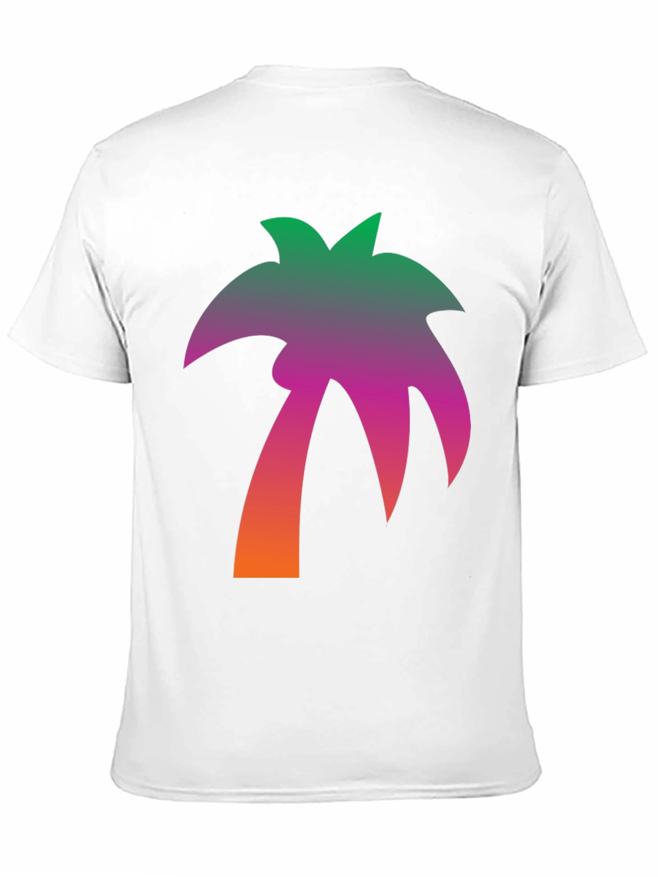 Gradient Palm Tree Graphic T-Shirt
