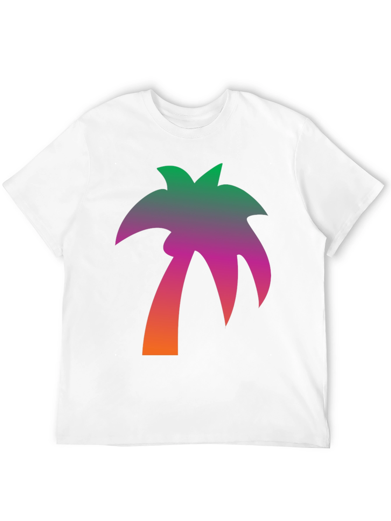 Gradient Palm Tree Graphic T-Shirt