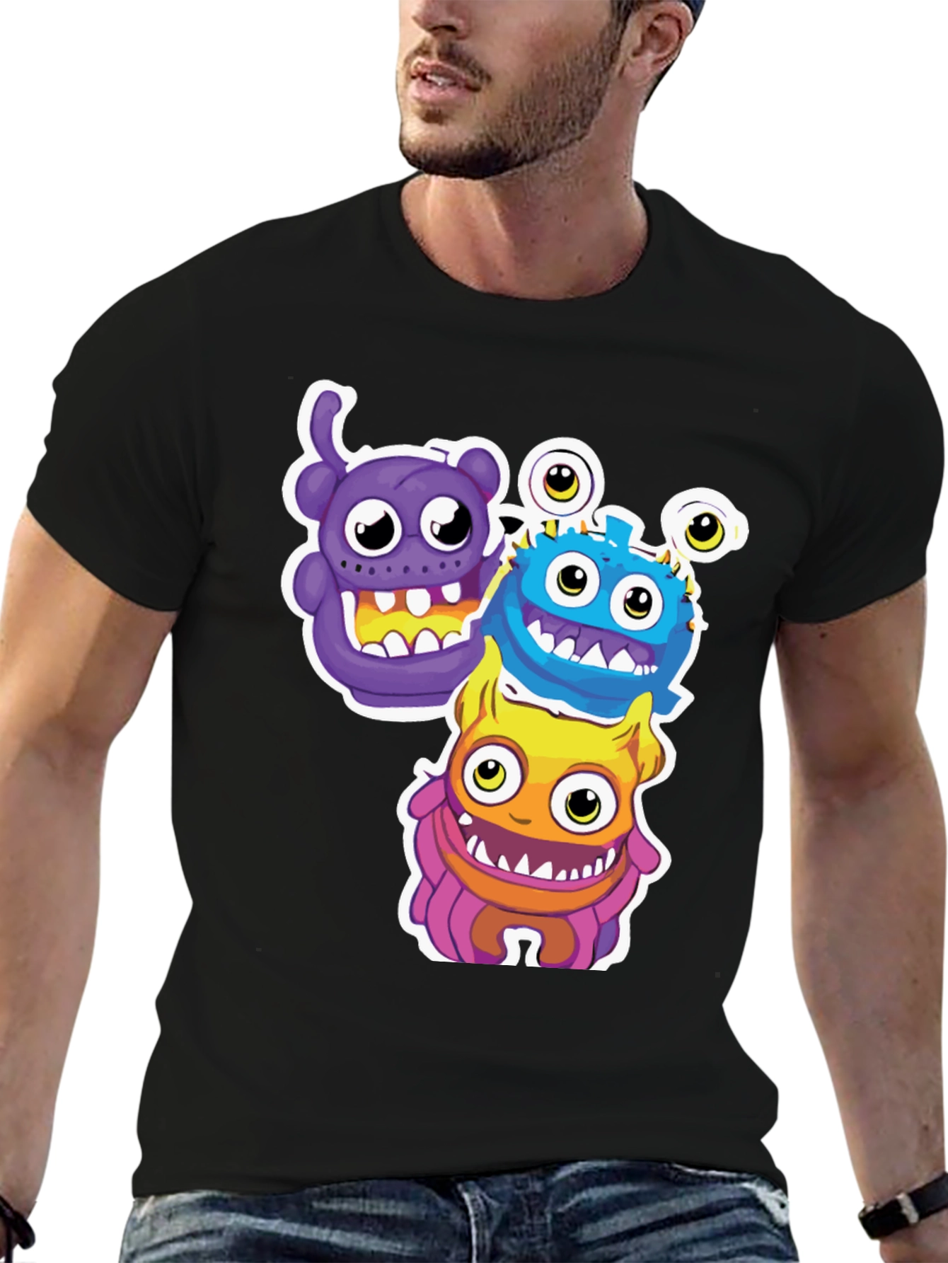 Monster Stack Graphic Tee