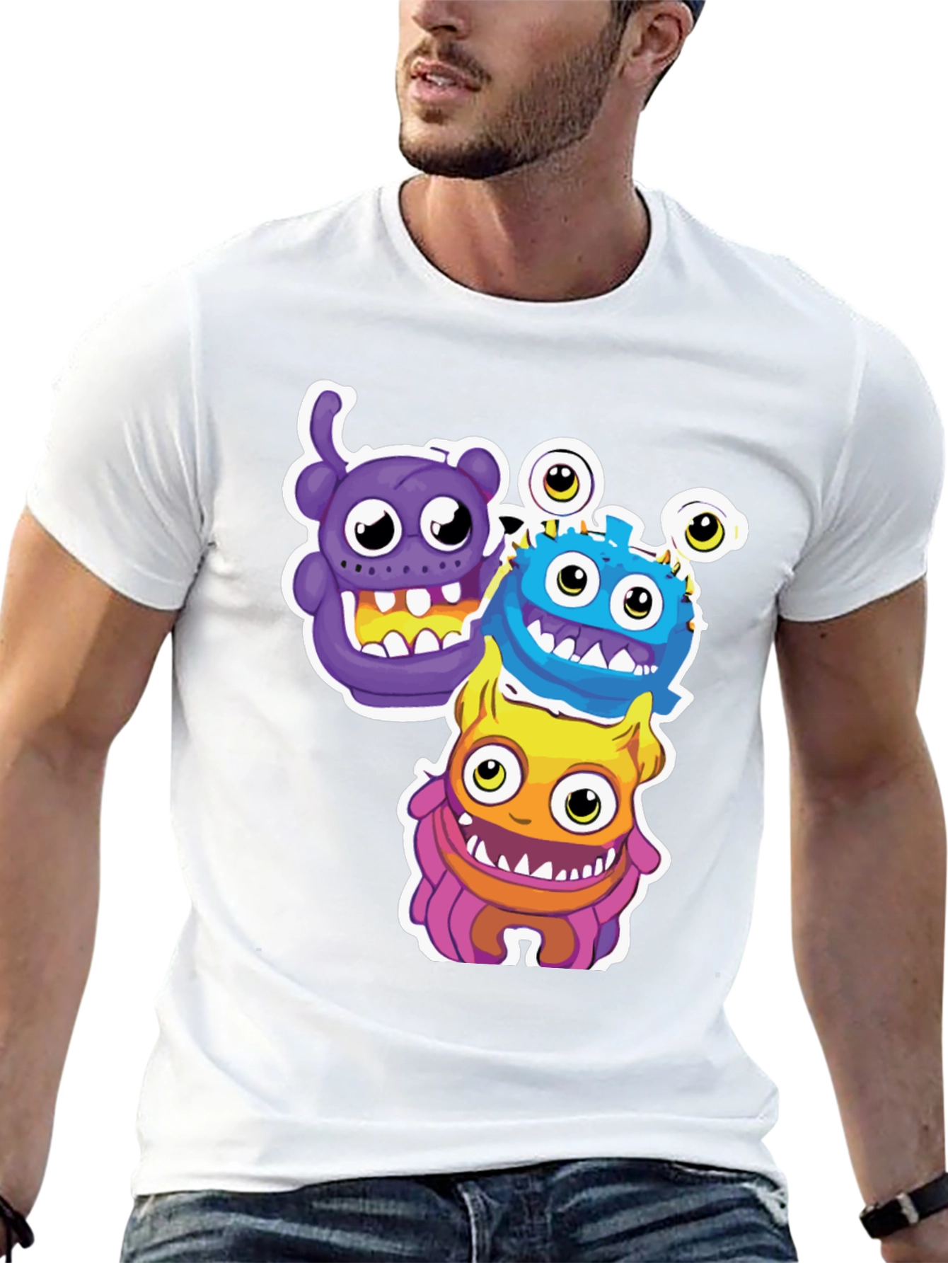 Monster Stack Graphic Tee