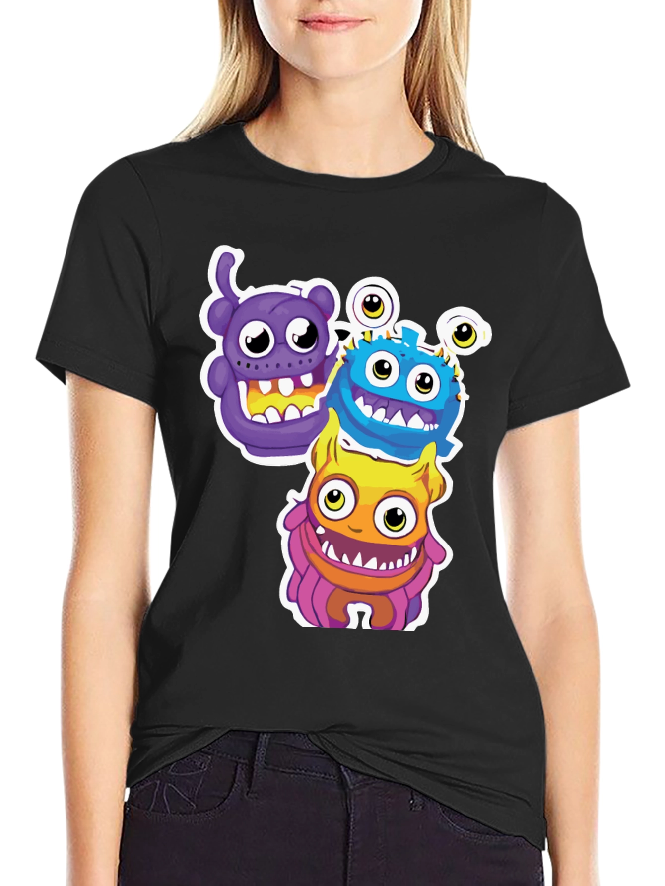 Monster Stack Graphic Tee