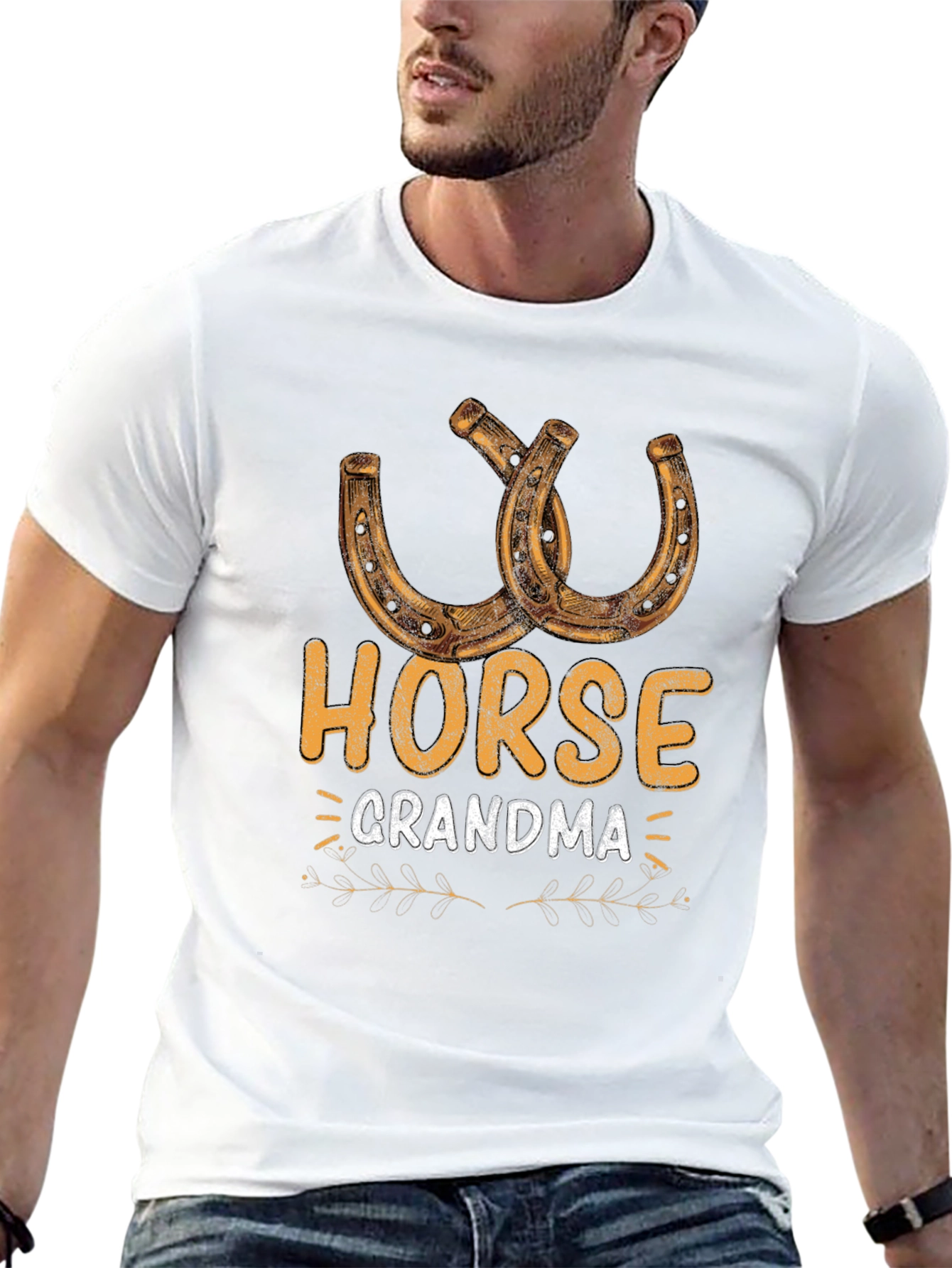 Horse Grandma T-Shirt - Equestrian Lover Gift