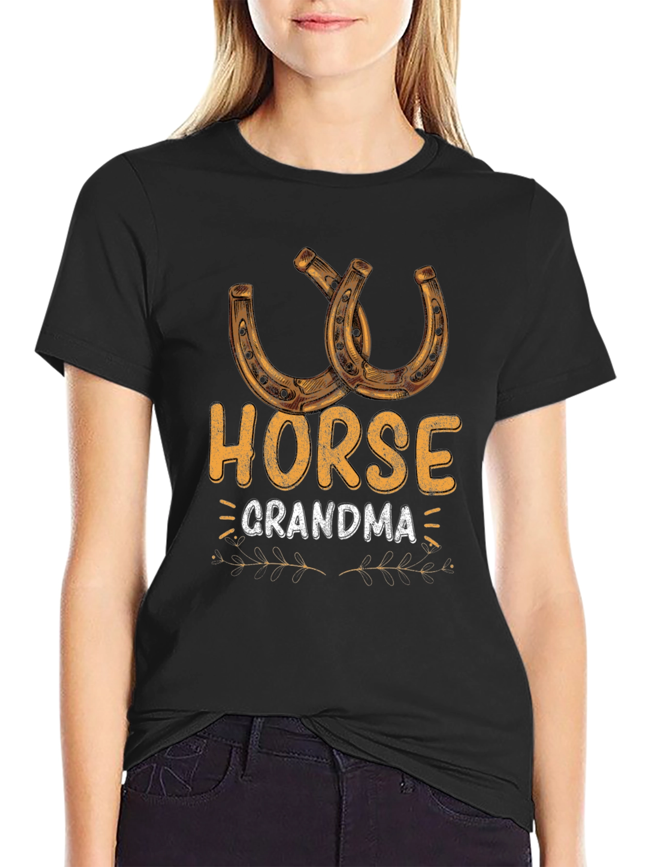 Horse Grandma T-Shirt - Equestrian Lover Gift