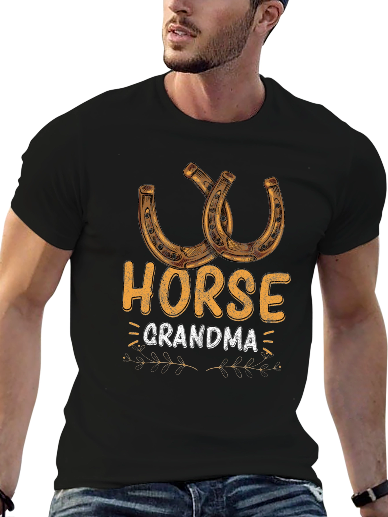 Horse Grandma T-Shirt - Equestrian Lover Gift