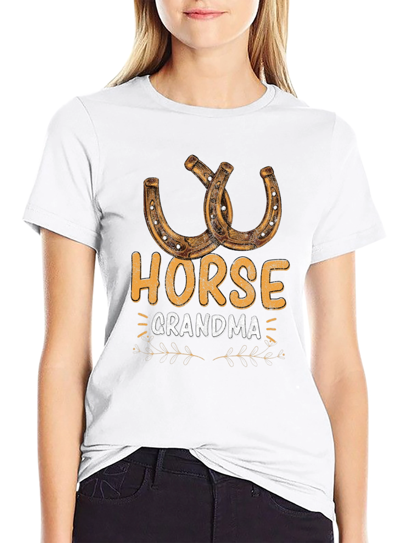 Horse Grandma T-Shirt - Equestrian Lover Gift
