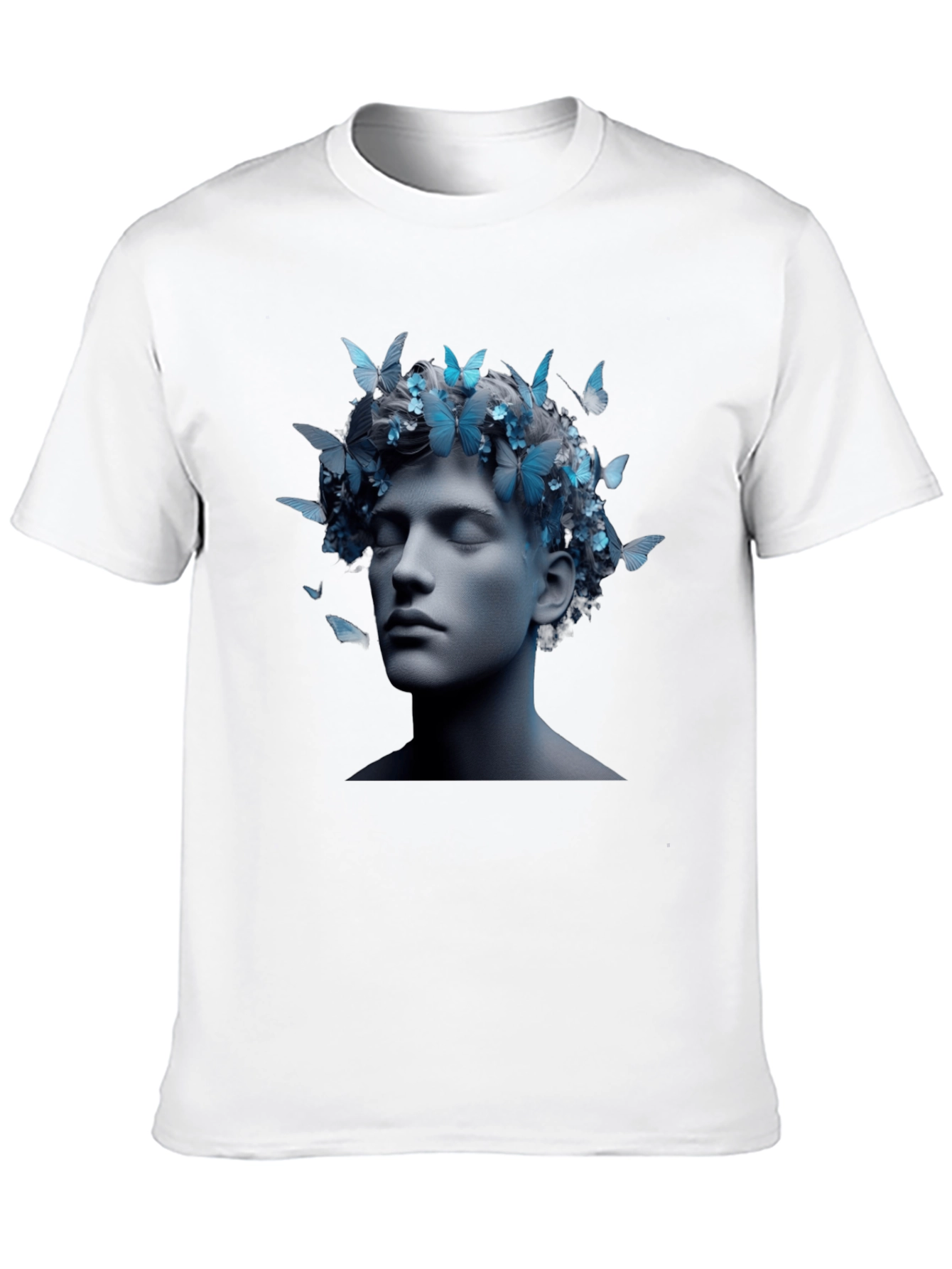 Butterfly Crown Graphic Tee - Unisex Black T-Shirt