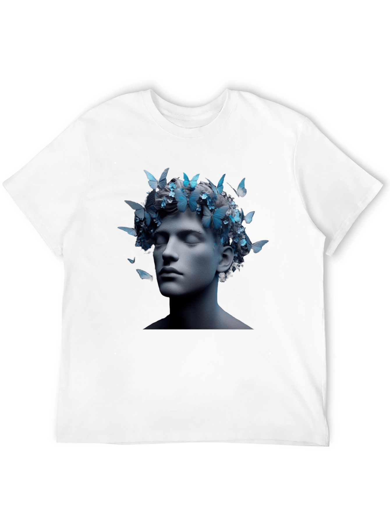 Butterfly Crown Graphic Tee - Unisex Black T-Shirt