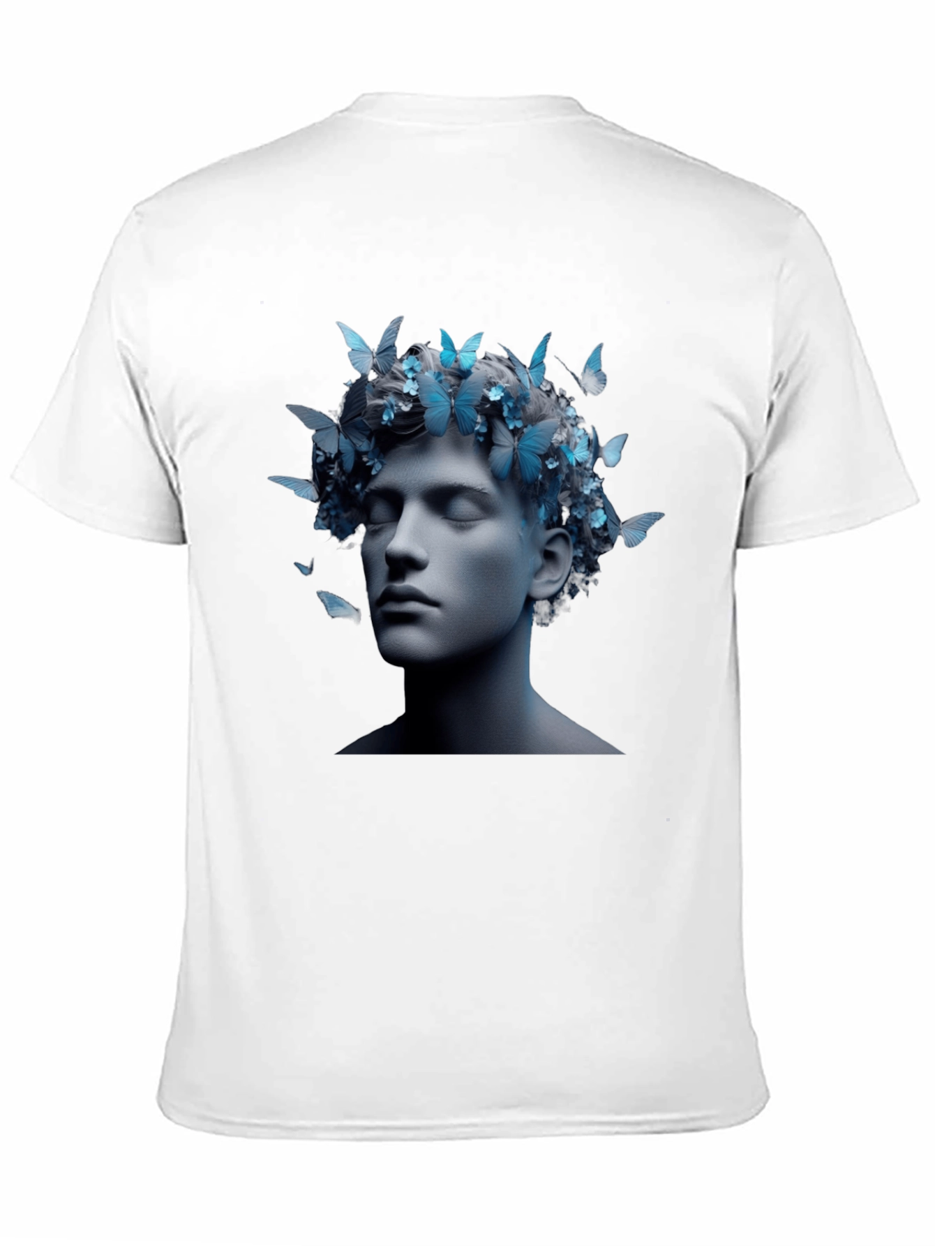 Butterfly Crown Graphic Tee - Unisex Black T-Shirt