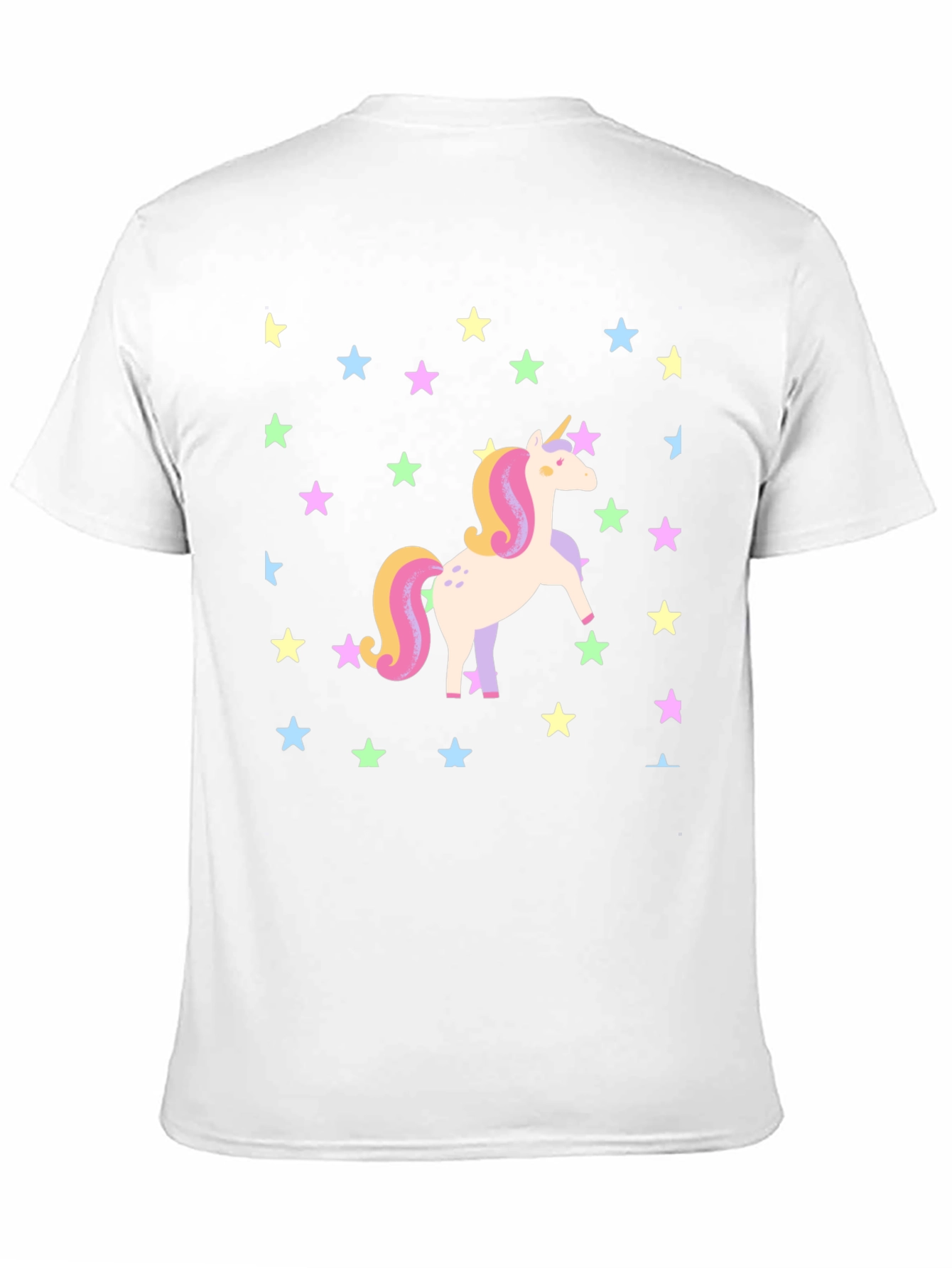 Unicorn Star Graphic Tee - Black