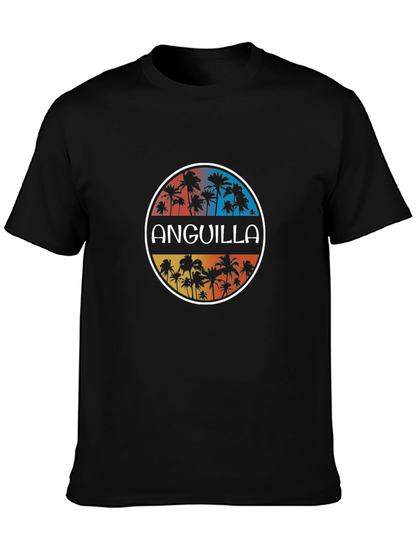 Anguilla Palm Tree Graphic Tee