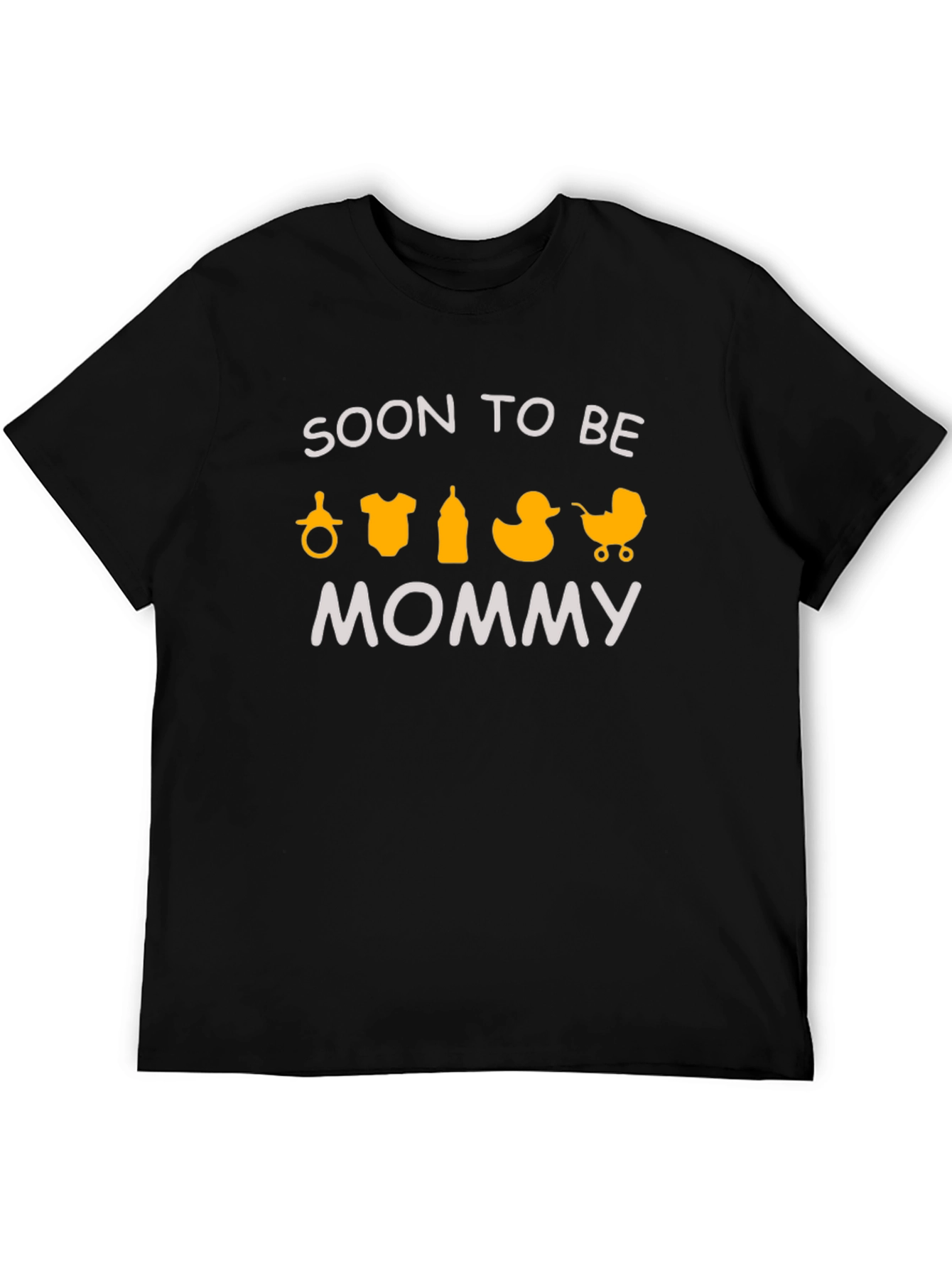Soon To Be Mommy Graphic Tee - Black