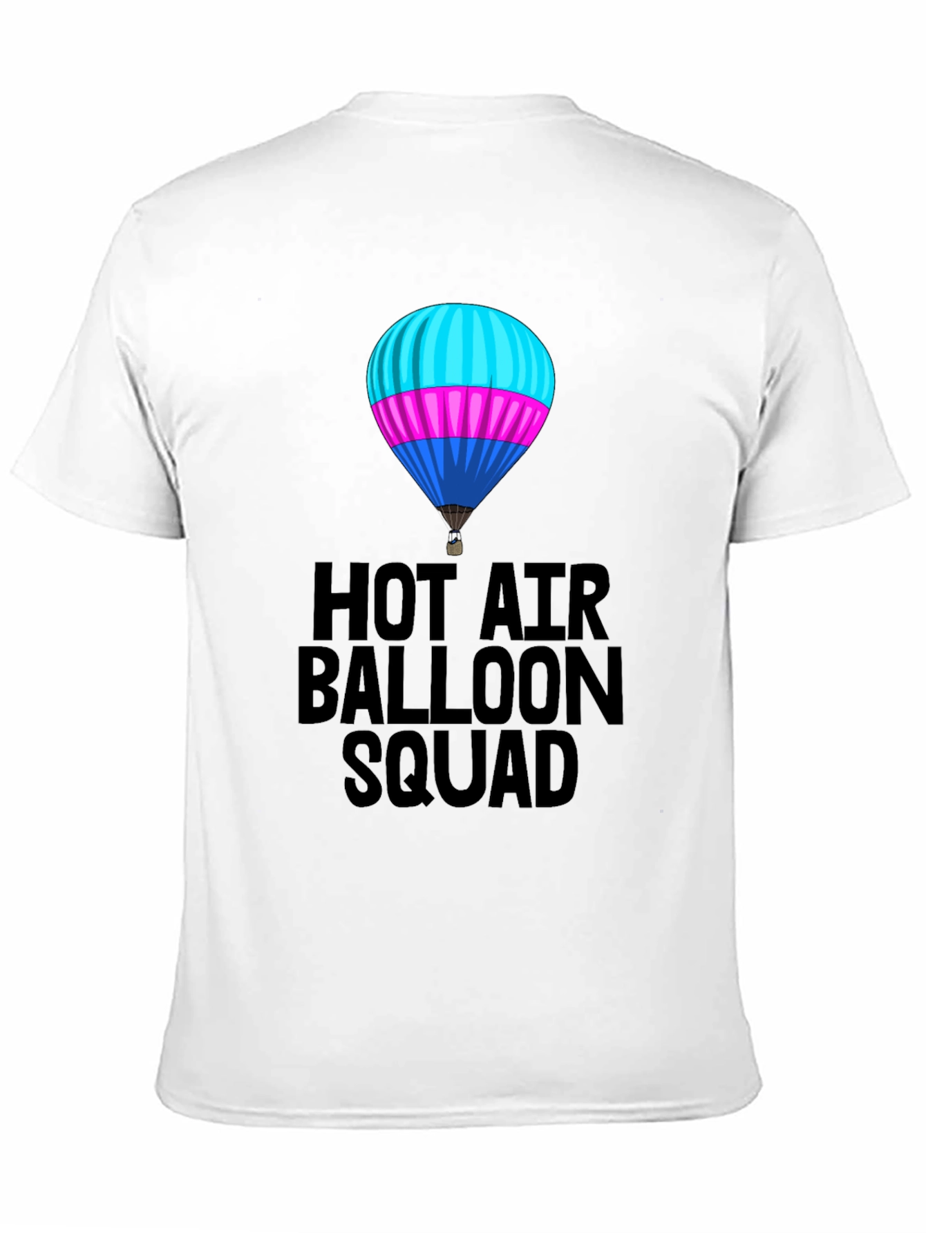 Hot Air Balloon Squad T-Shirt - Unisex Black Tee