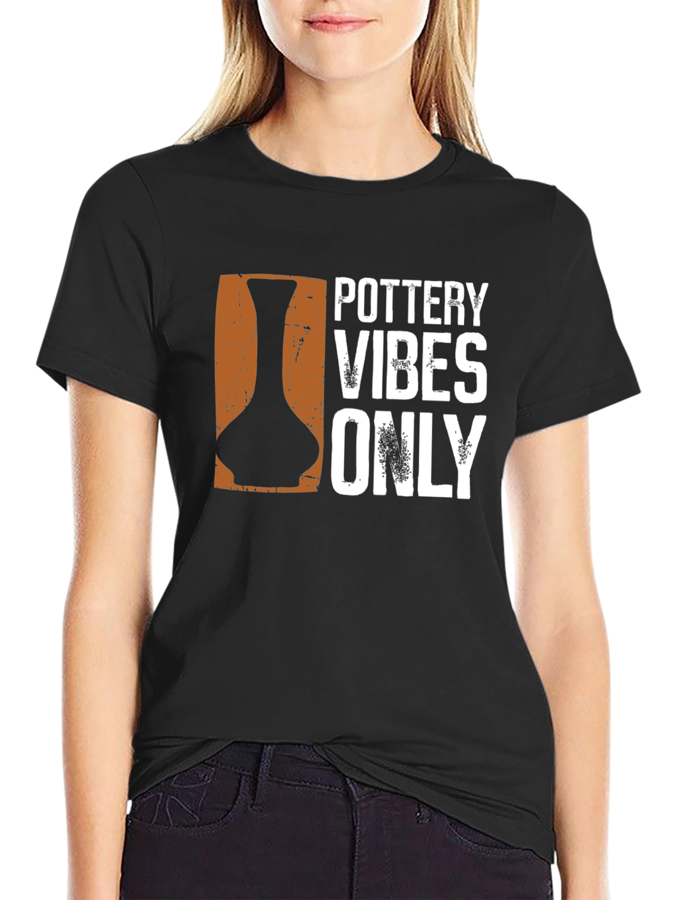 Pottery Vibes Only Graphic T-Shirt