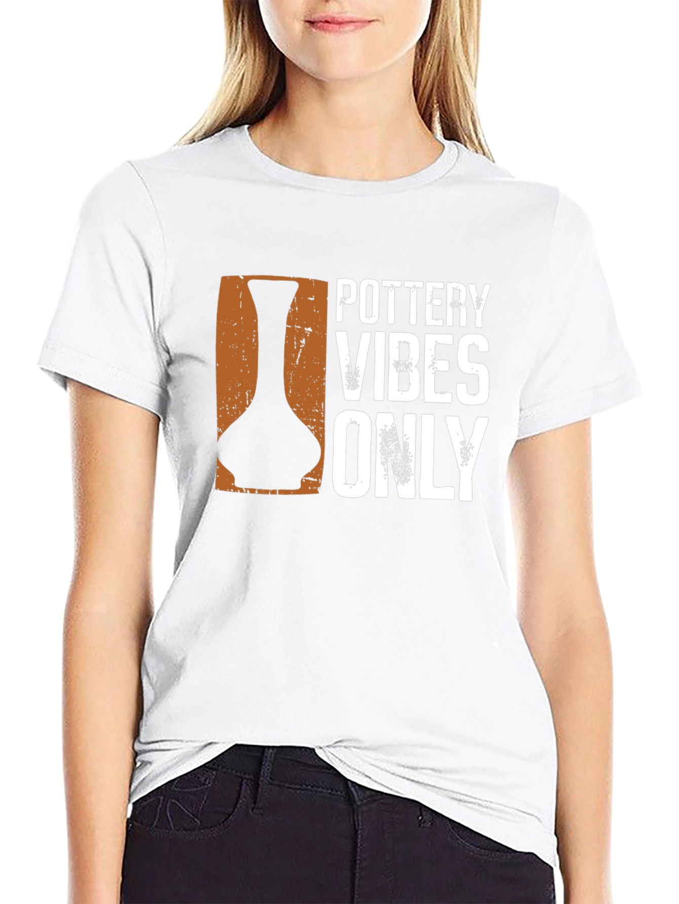 Pottery Vibes Only Graphic T-Shirt